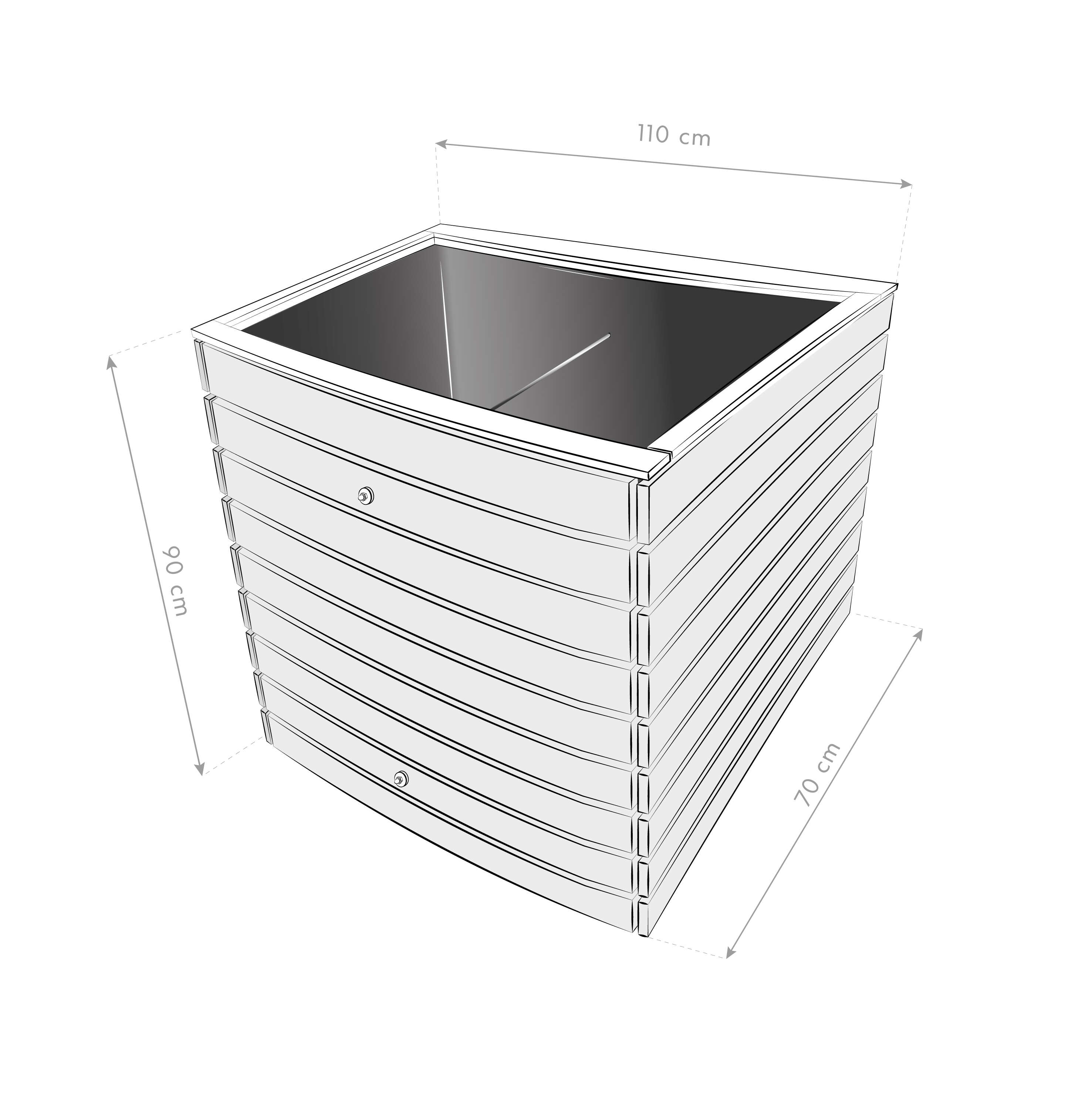 WESTMANN Hochbeet Asket