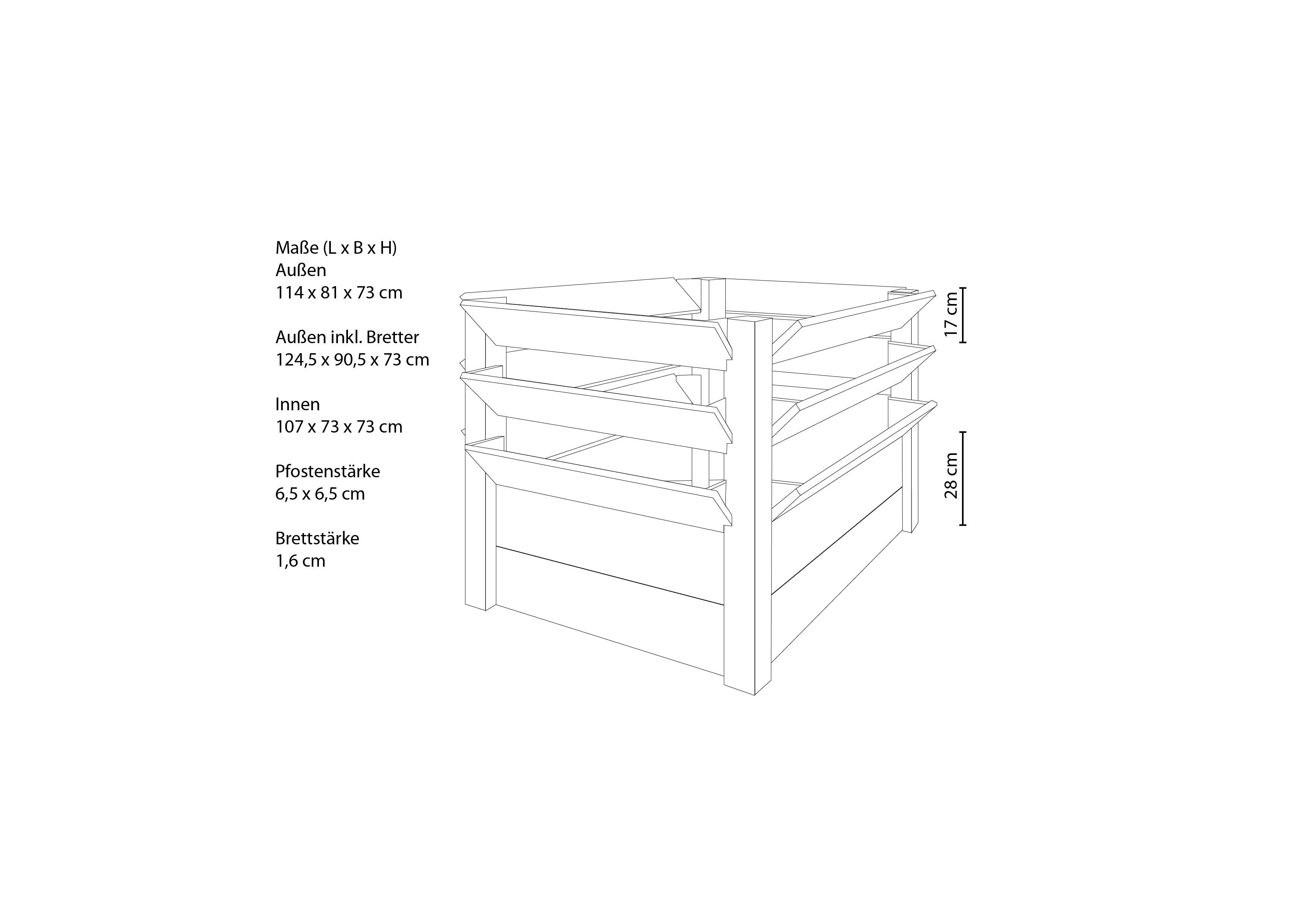 WESTMANN Hochbeet Premium
