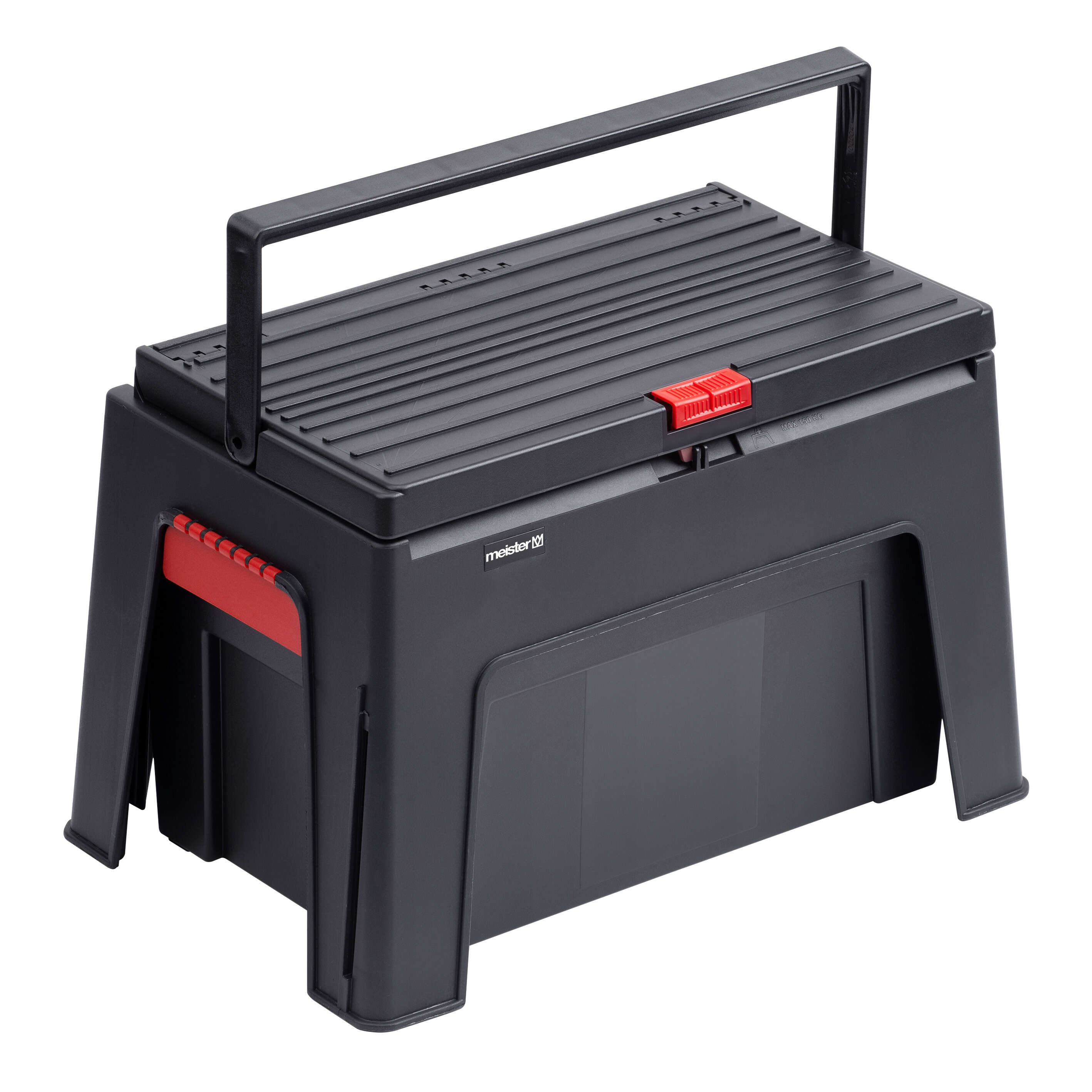 meister 3-in-1 Tritthocker & Werkzeugkiste