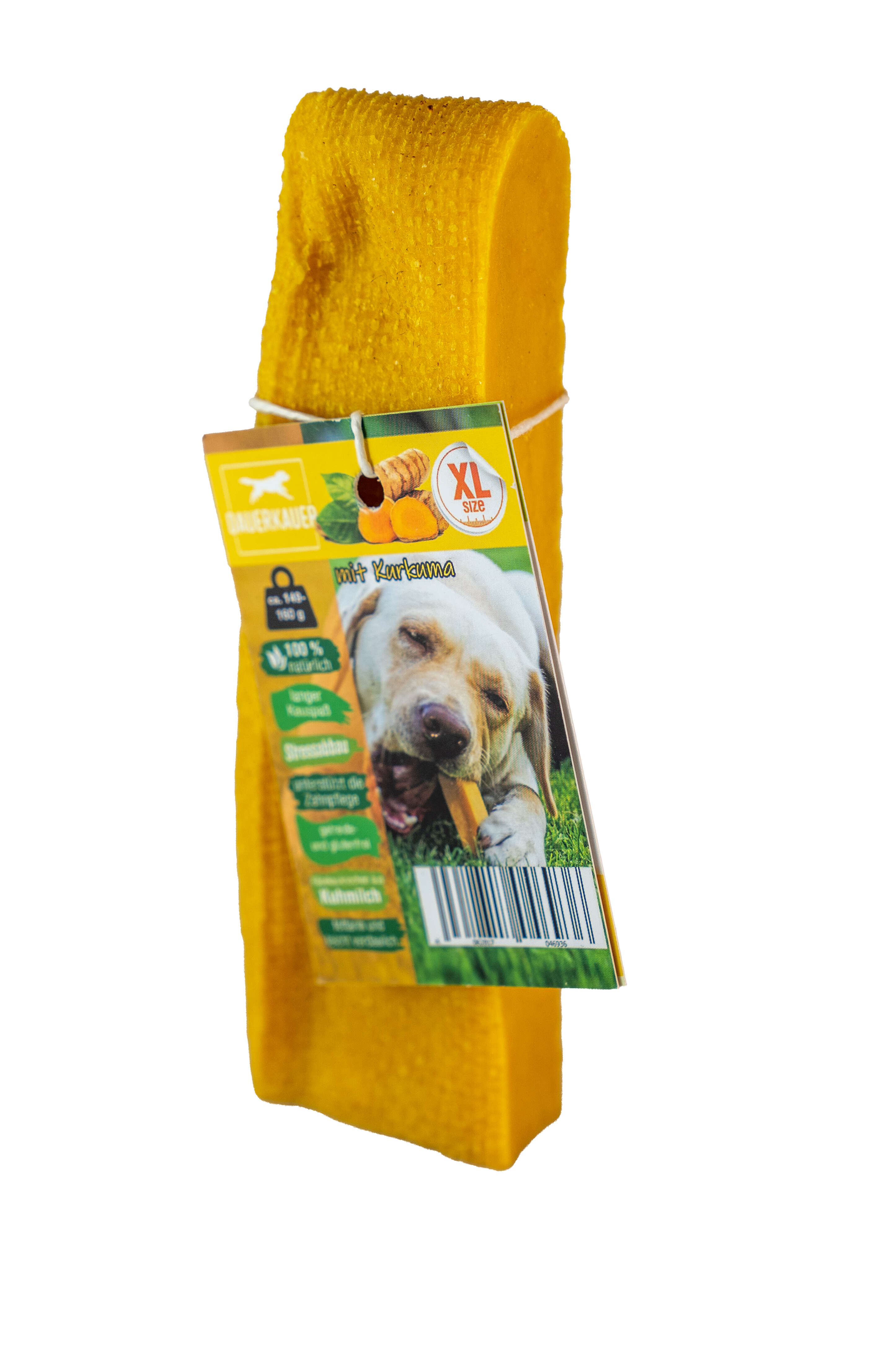 DAUERKAUER Hunde-Käsekauknochen mit Kurkuma