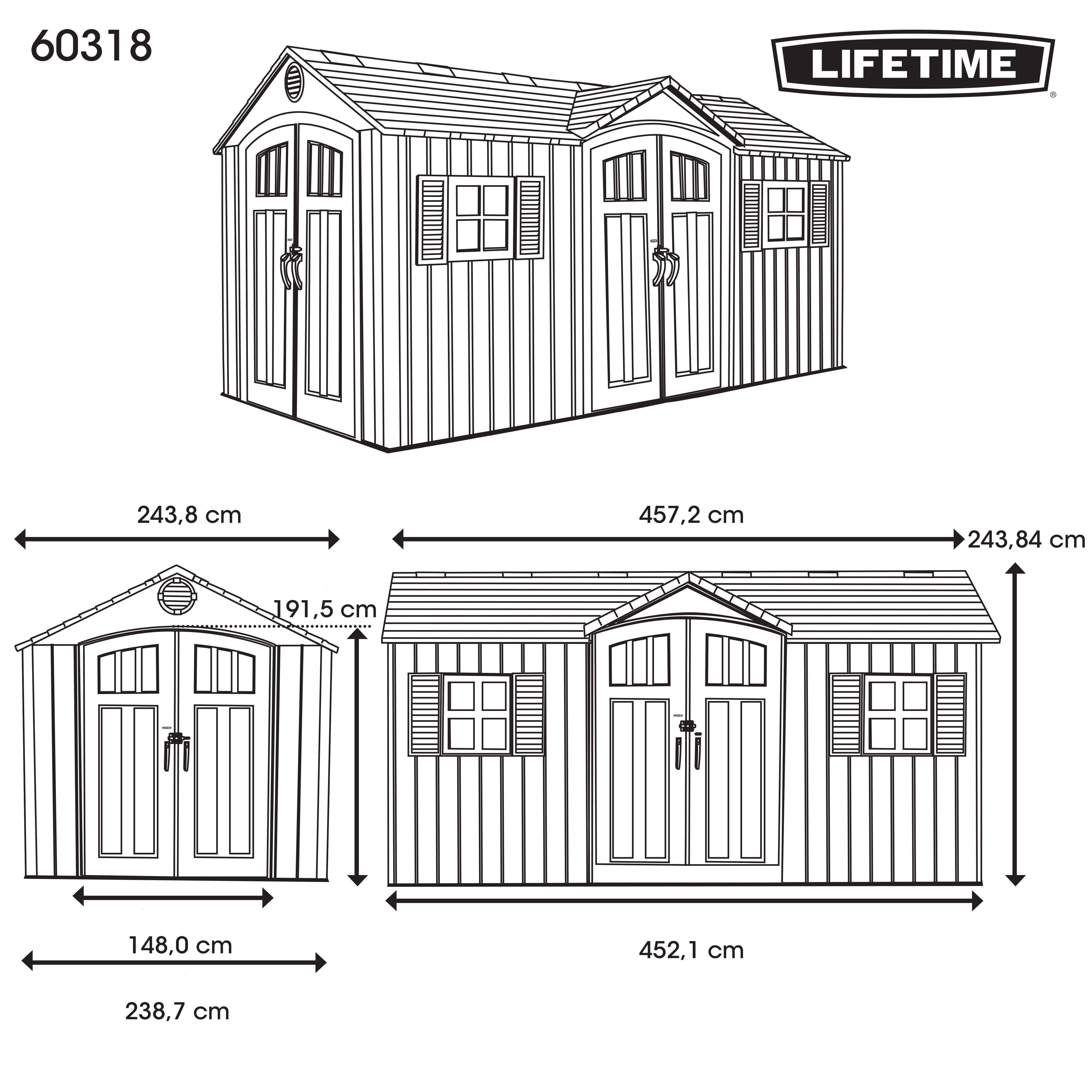 LIFETIME Gerätehaus Galaxis