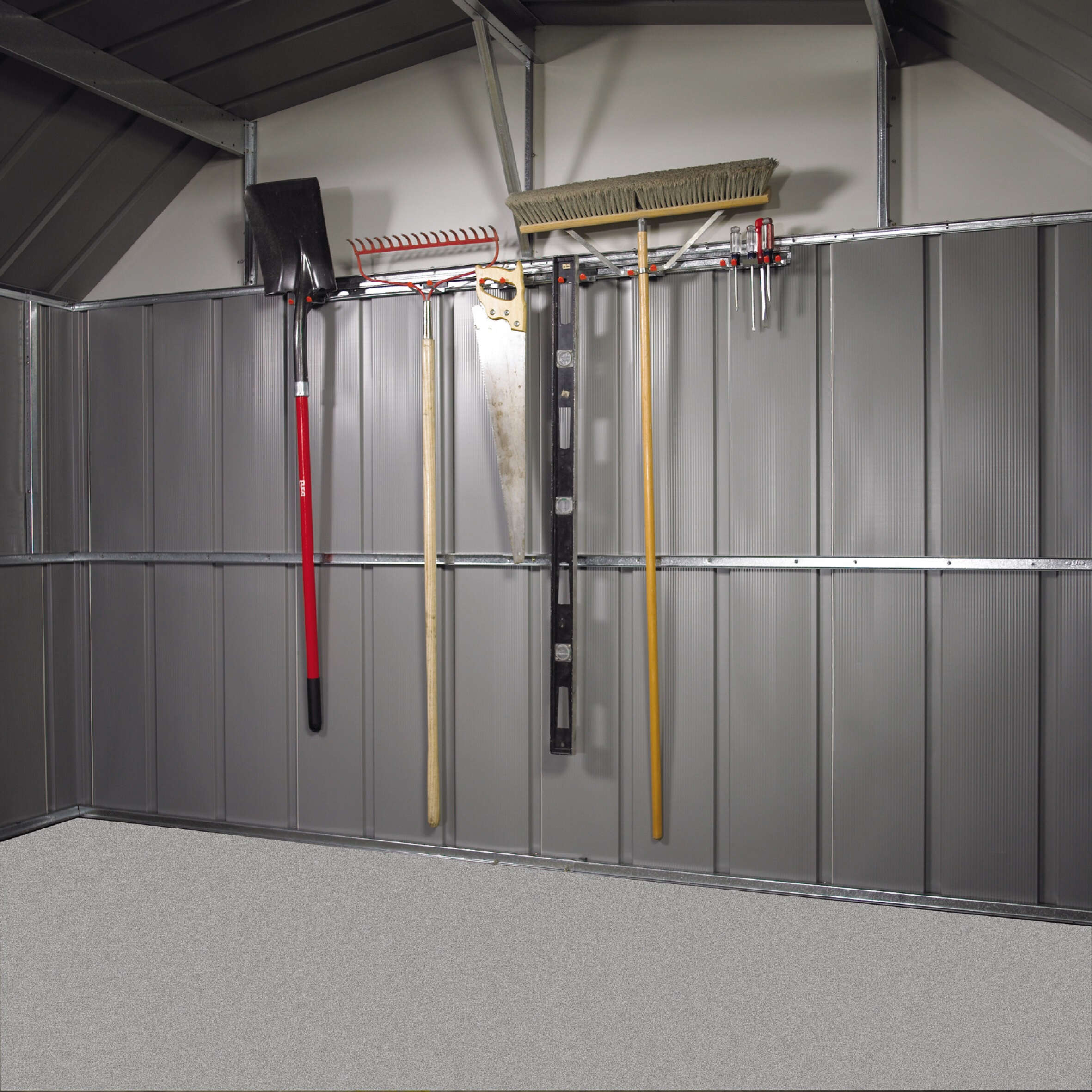 SPACEMAKER Werkzeugleisten-Set für Gerätehaus