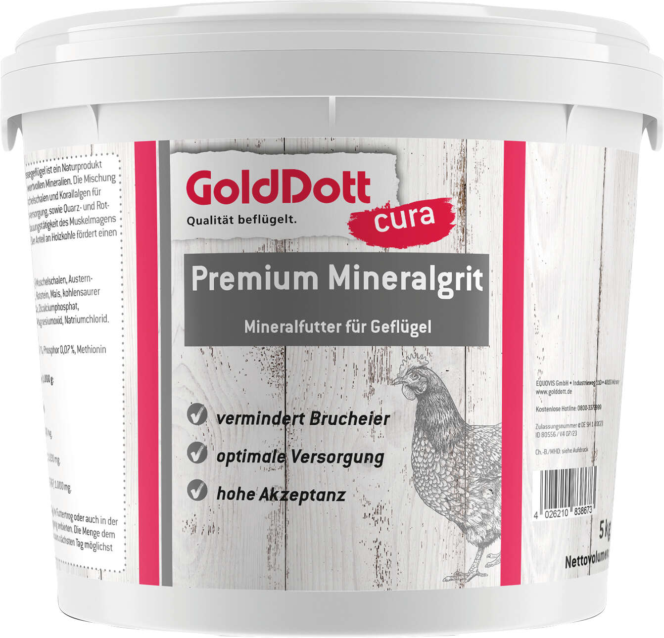 GoldDott cura Premium Mineralgrit