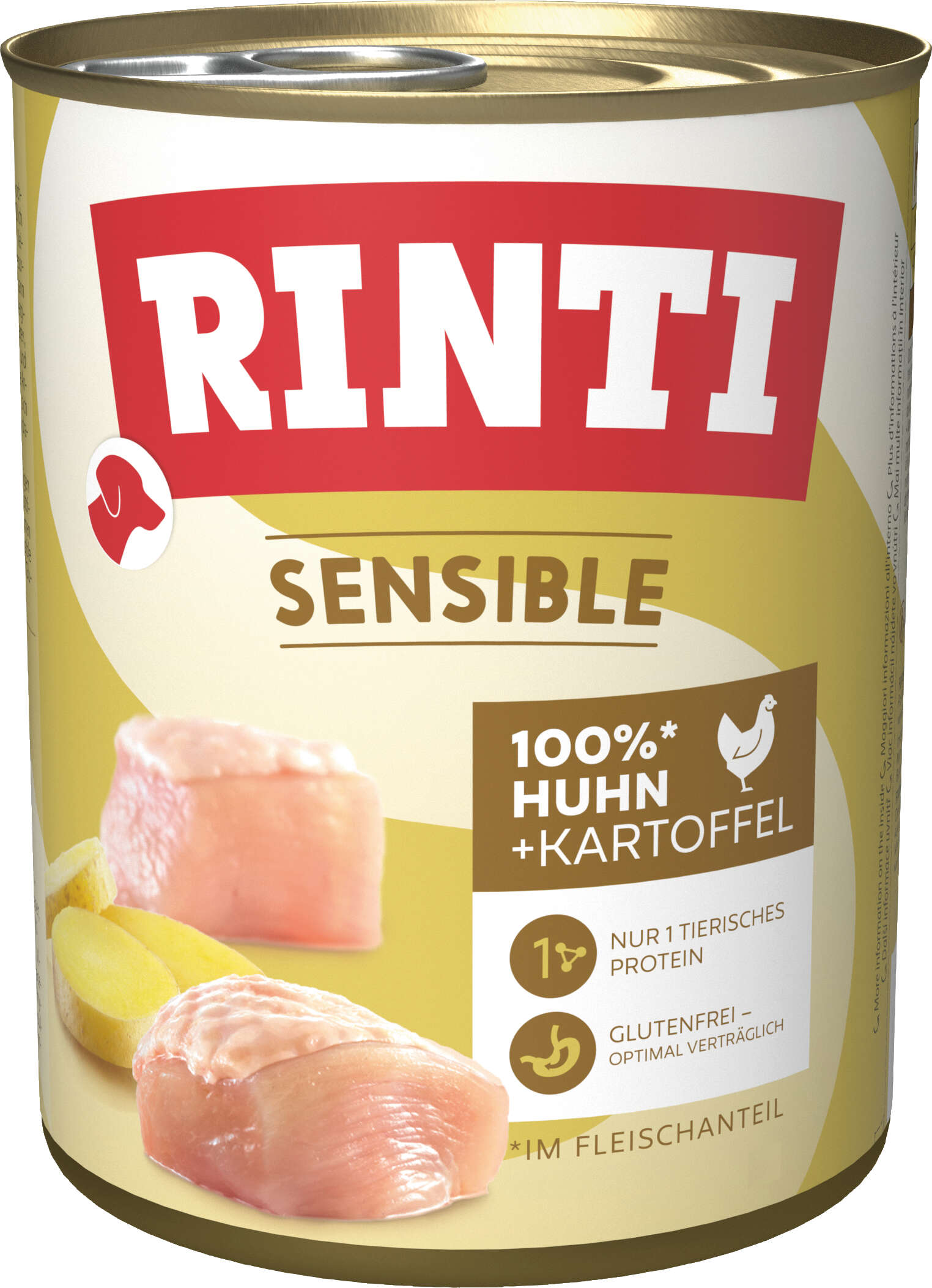 RINTI Hunde-Nassfutter Sensible Huhn & Kartoffel