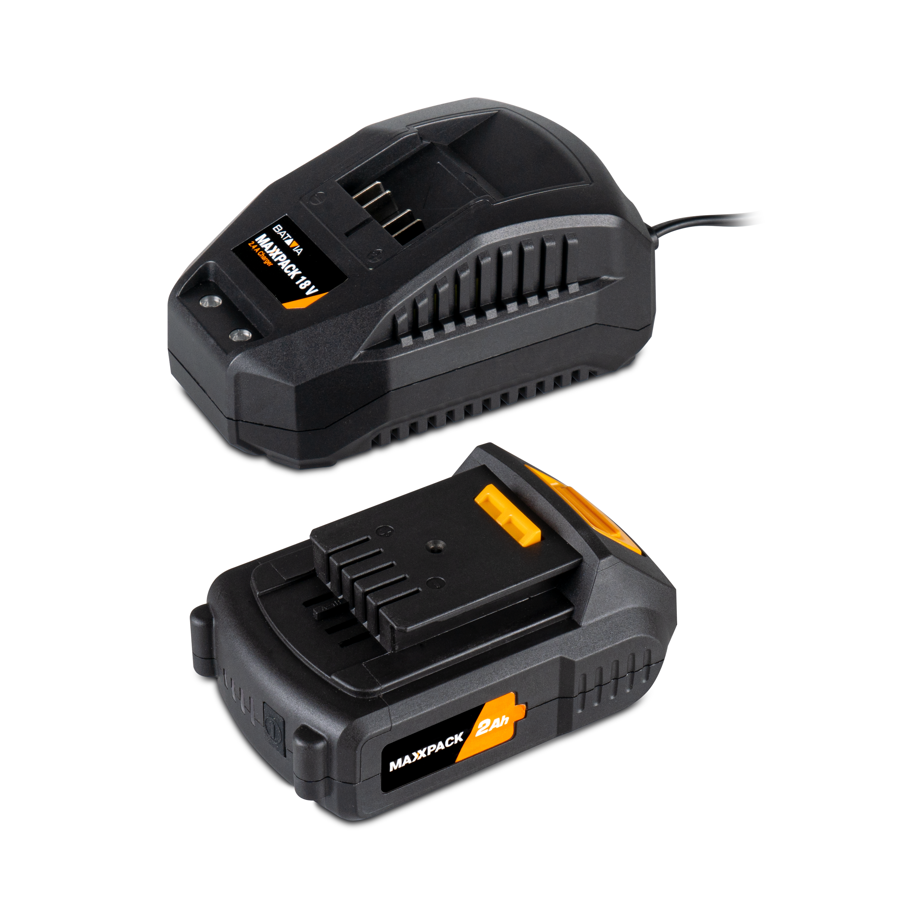 BATAVIA Maxxpack 18 Volt Akku 2 Ah und Ladegerät im Set