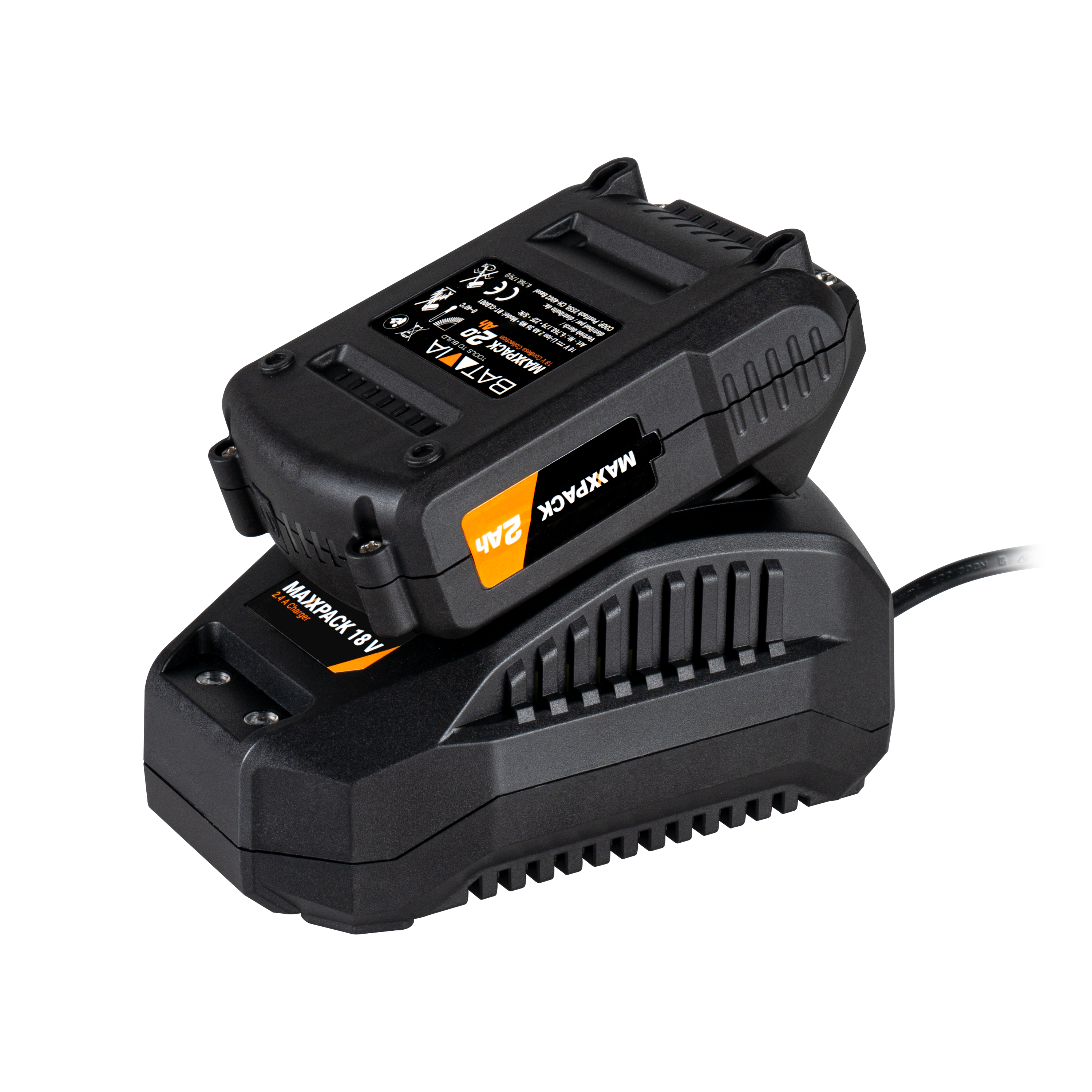 BATAVIA Maxxpack 18 Volt Akku 2 Ah und Ladegerät im Set
