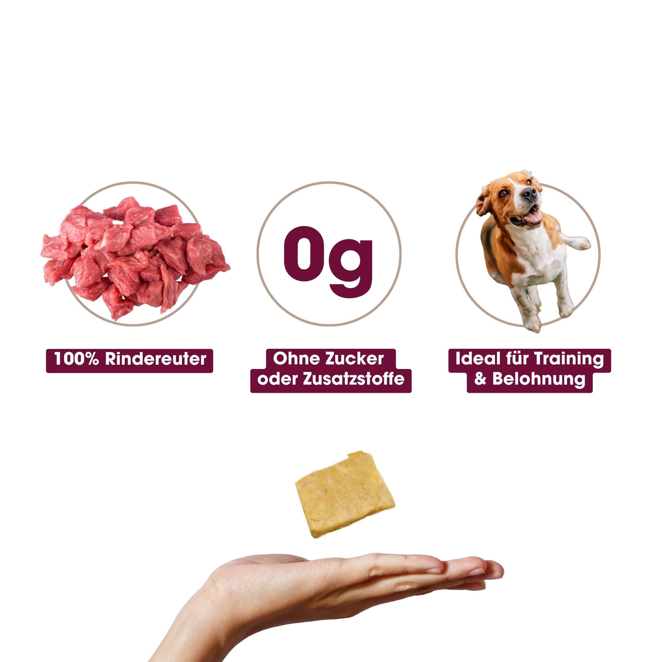 KAUDAS Hundeleckerli RindereuterPur Natursnack