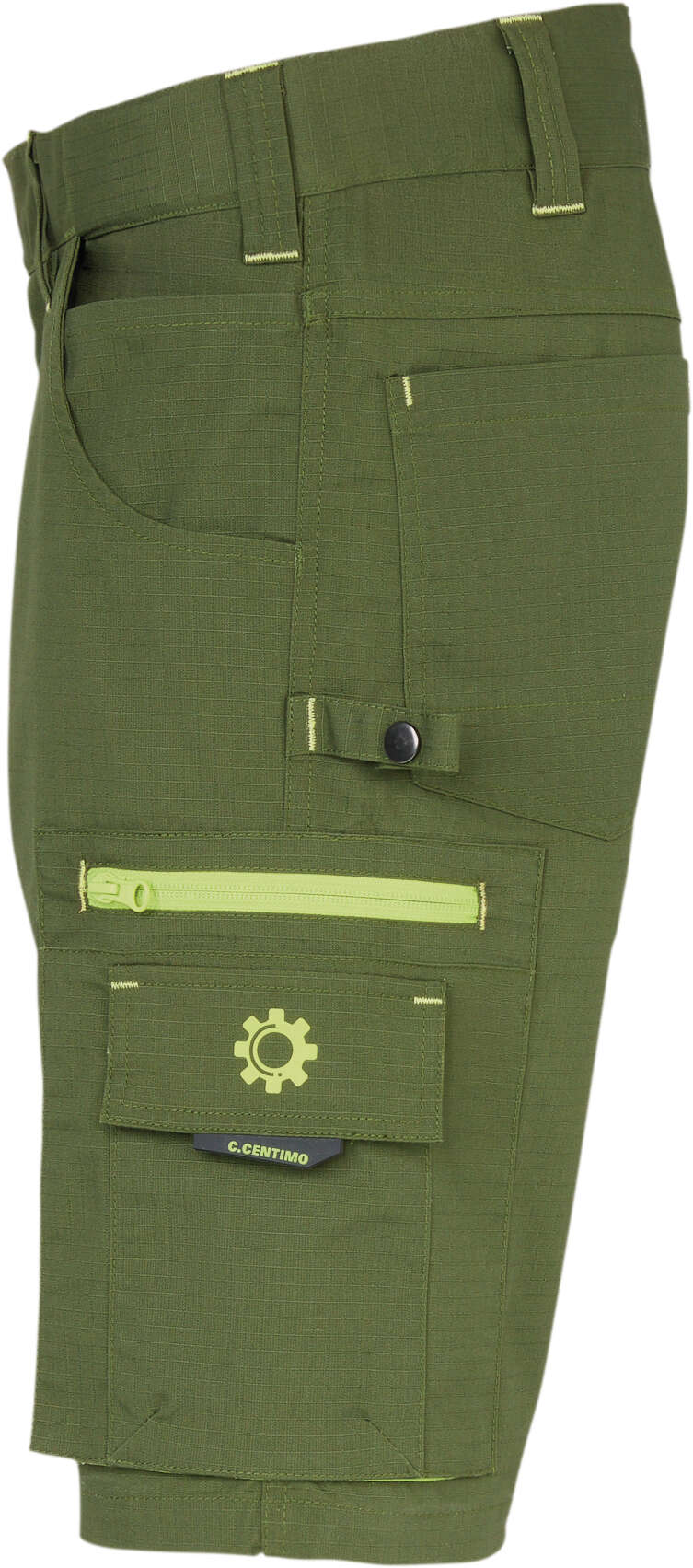 C.Centimo Dynamic Herren Arbeitsbermuda mit Zollstocktasche
