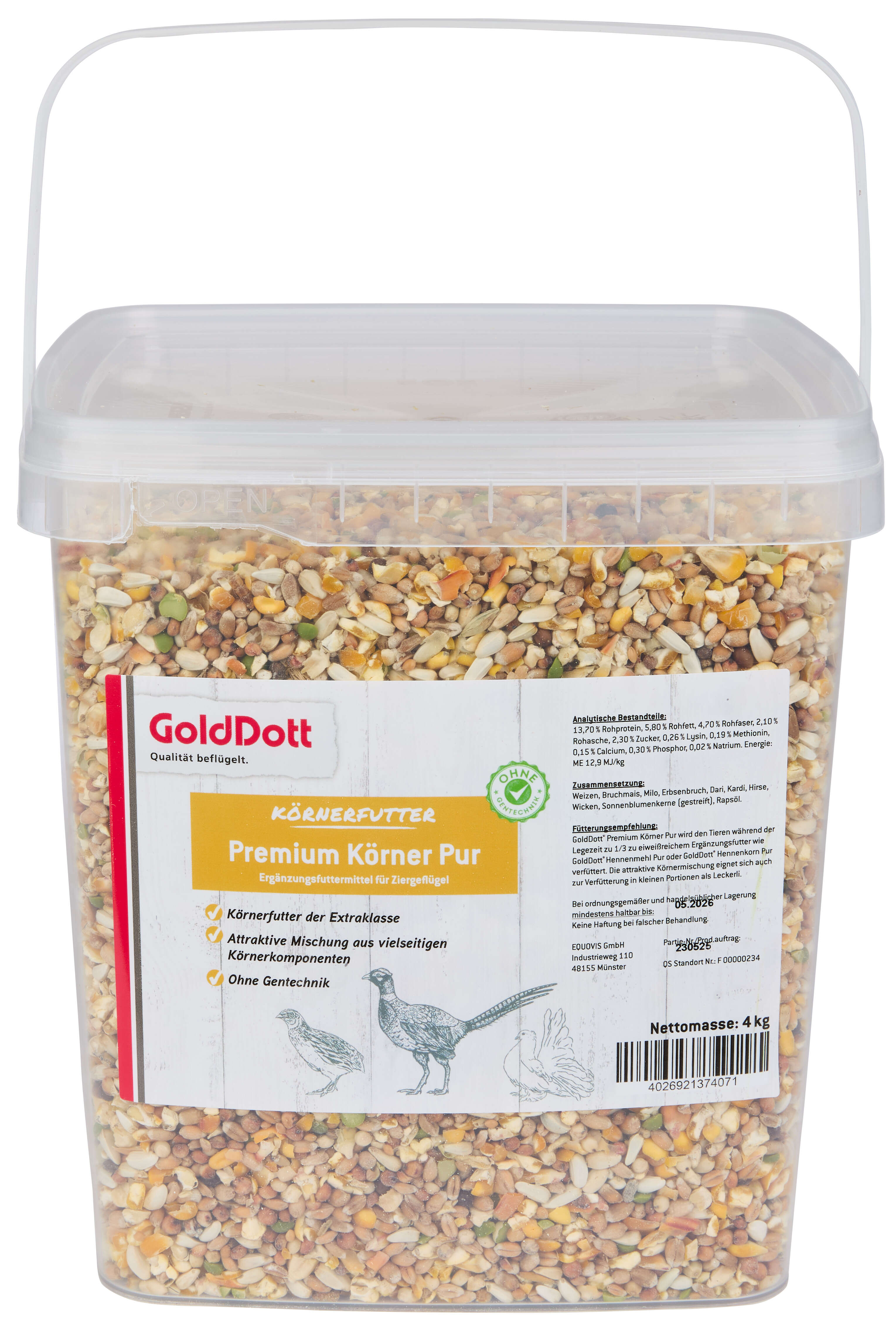 GoldDott Premium Körner Pur
