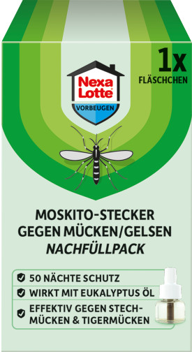 NEXA-LOTTE Moskito-Stecker gegen Mücken/Gelsen Nachfüllpack