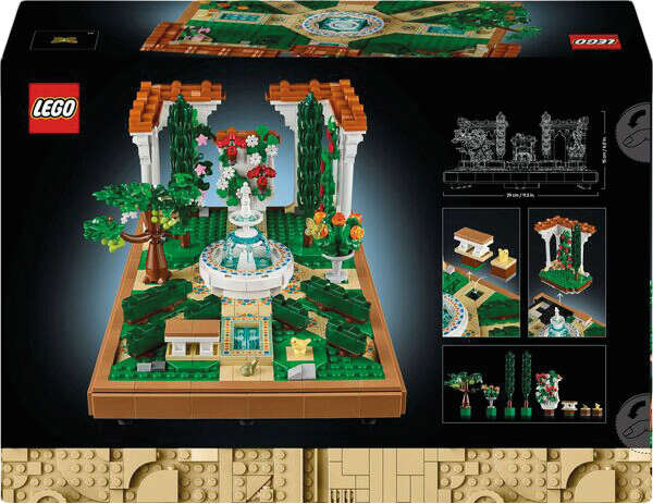 LEGO Icons Springbrunnen-Garten 10359