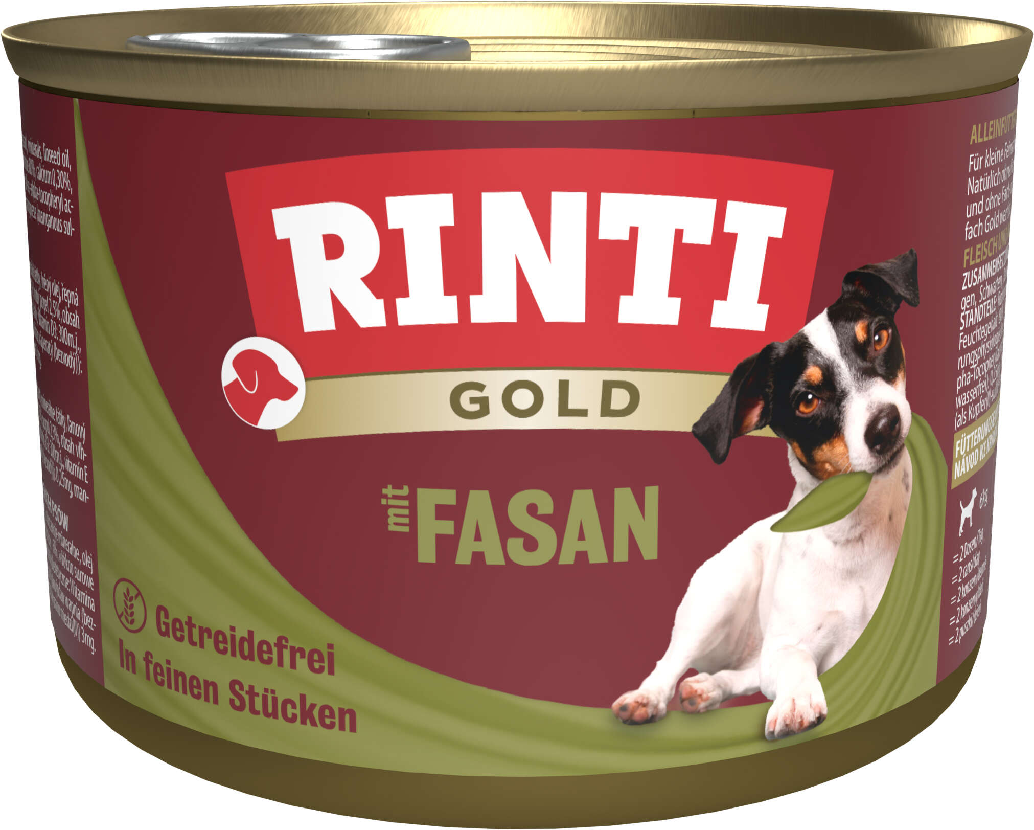 RINTI Hunde-Nassfutter Gold Fasan getreidefrei