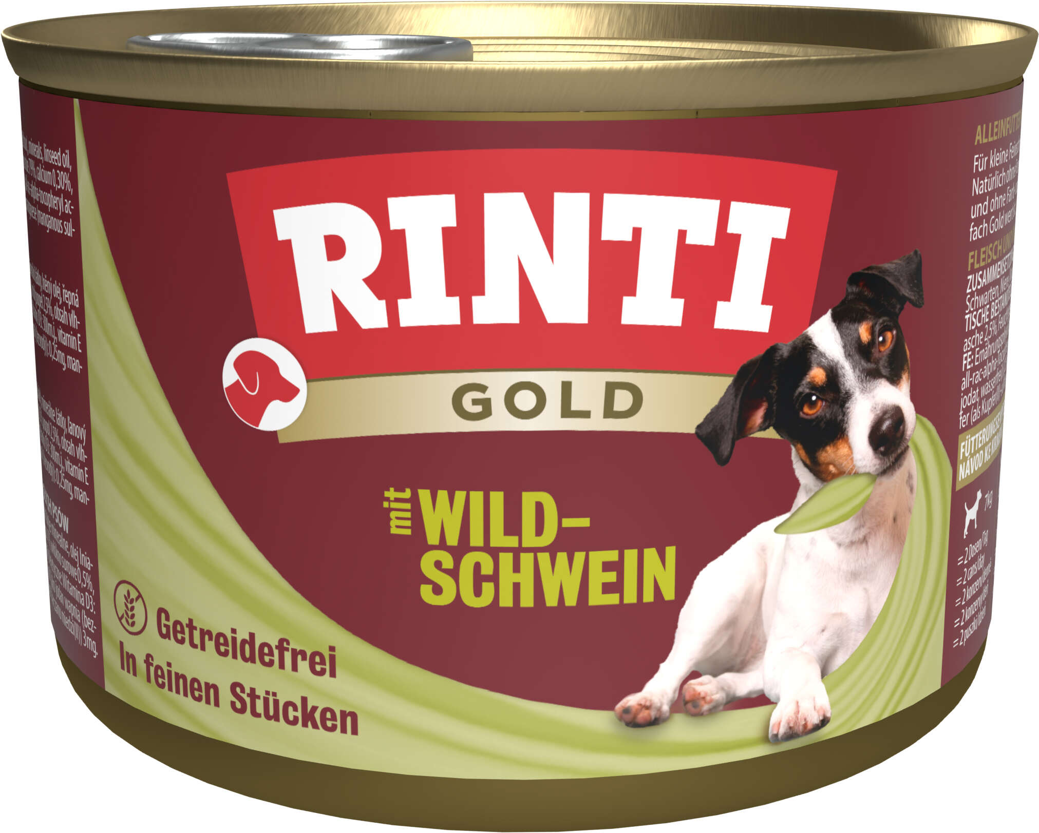 RINTI Hunde-Nassfutter Gold Wildschwein getreidefrei