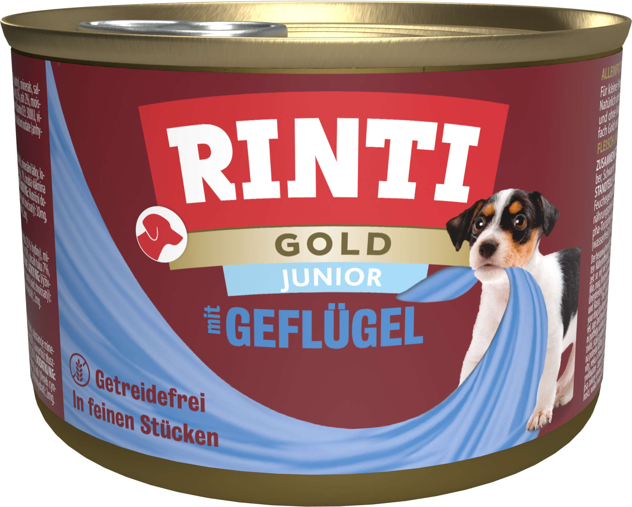RINTI Hunde-Nassfutter Gold Junior mit Geflügel getreidefrei