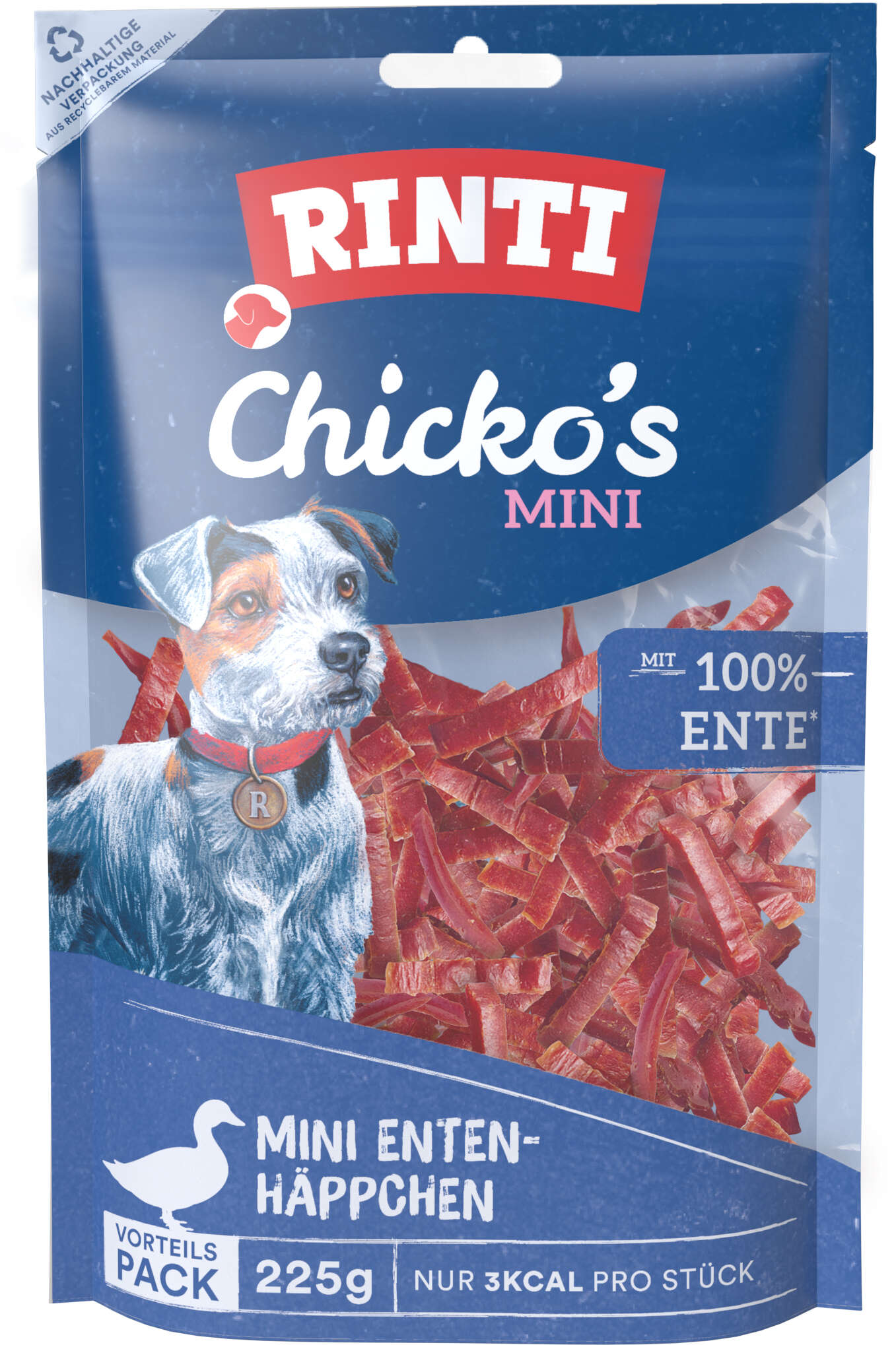 RINTI Hundeleckerlis Chicko Mini Ente