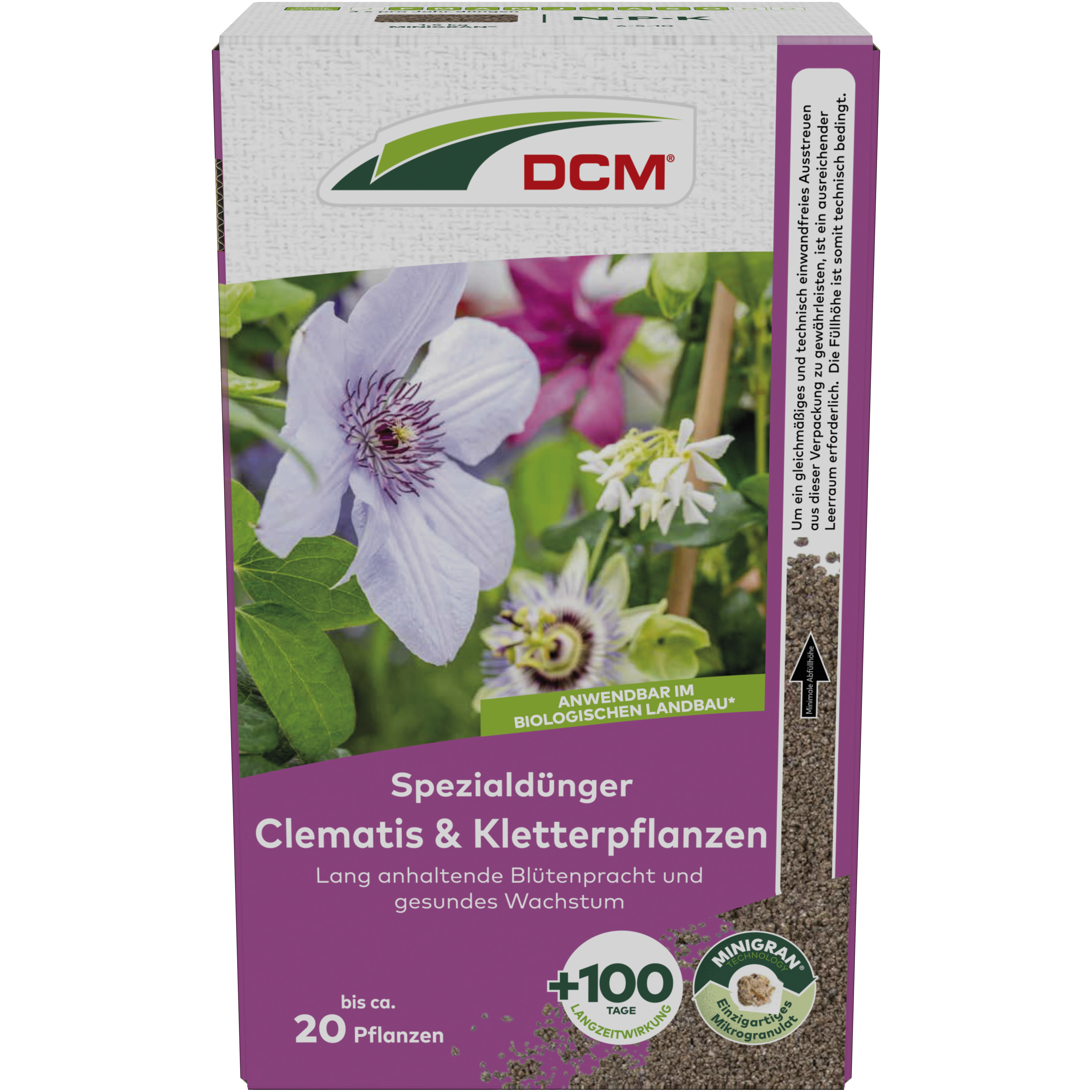 DCM Spezialdünger Clematis & Kletterpflanzen