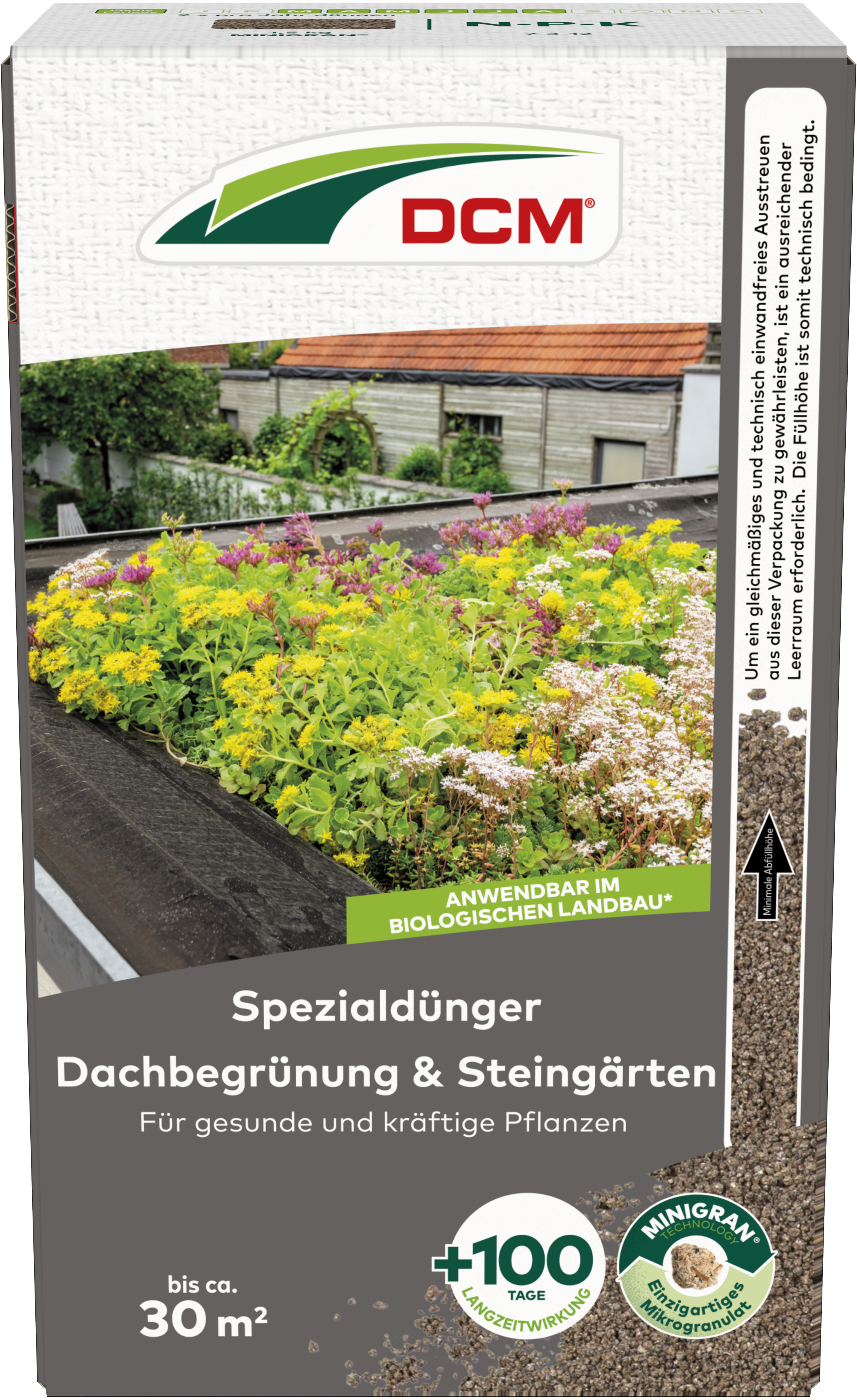DCM Spezialdünger Dachbegrünung & Steingärten