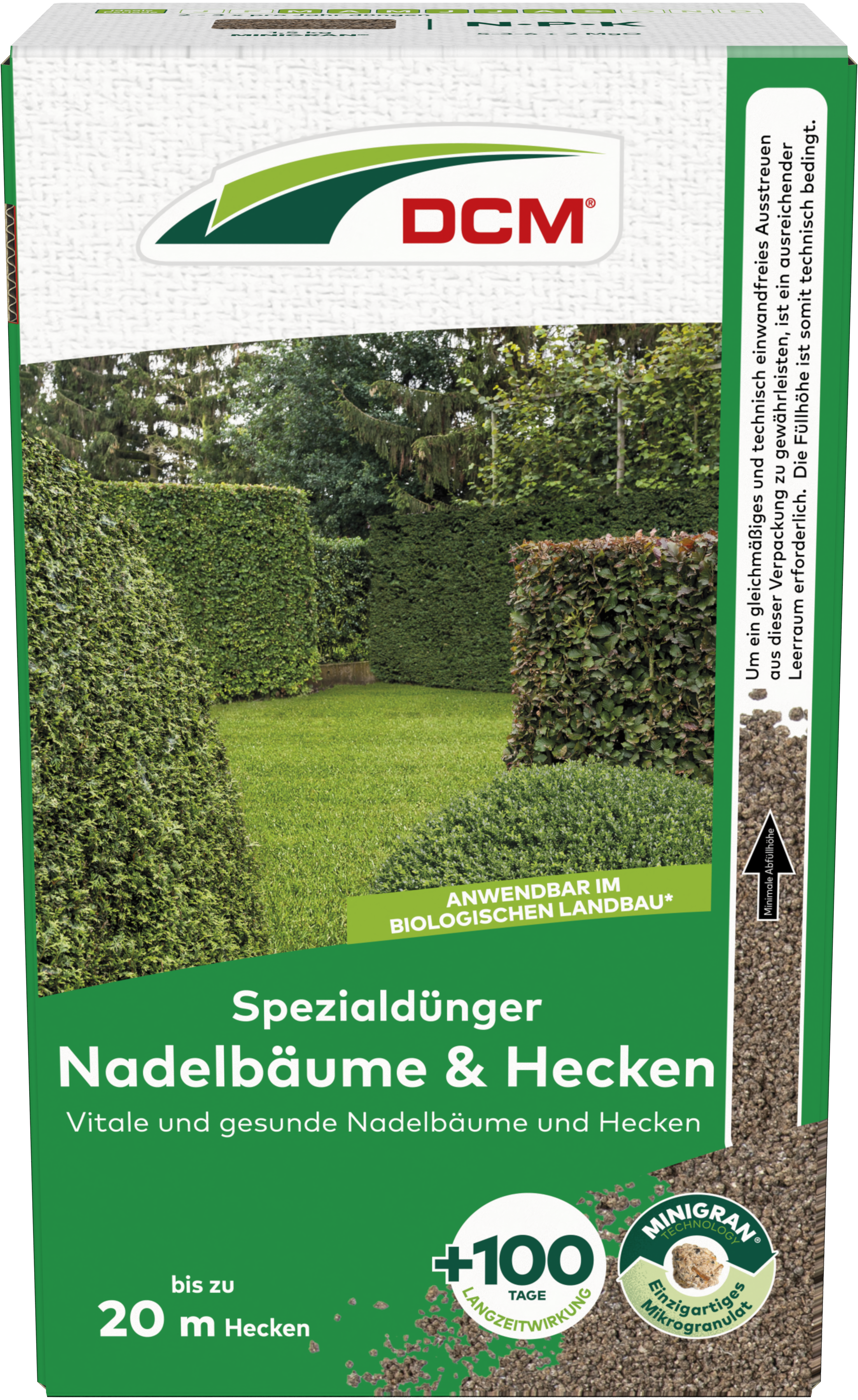 DCM Spezialdünger Nadelbäume & Hecken