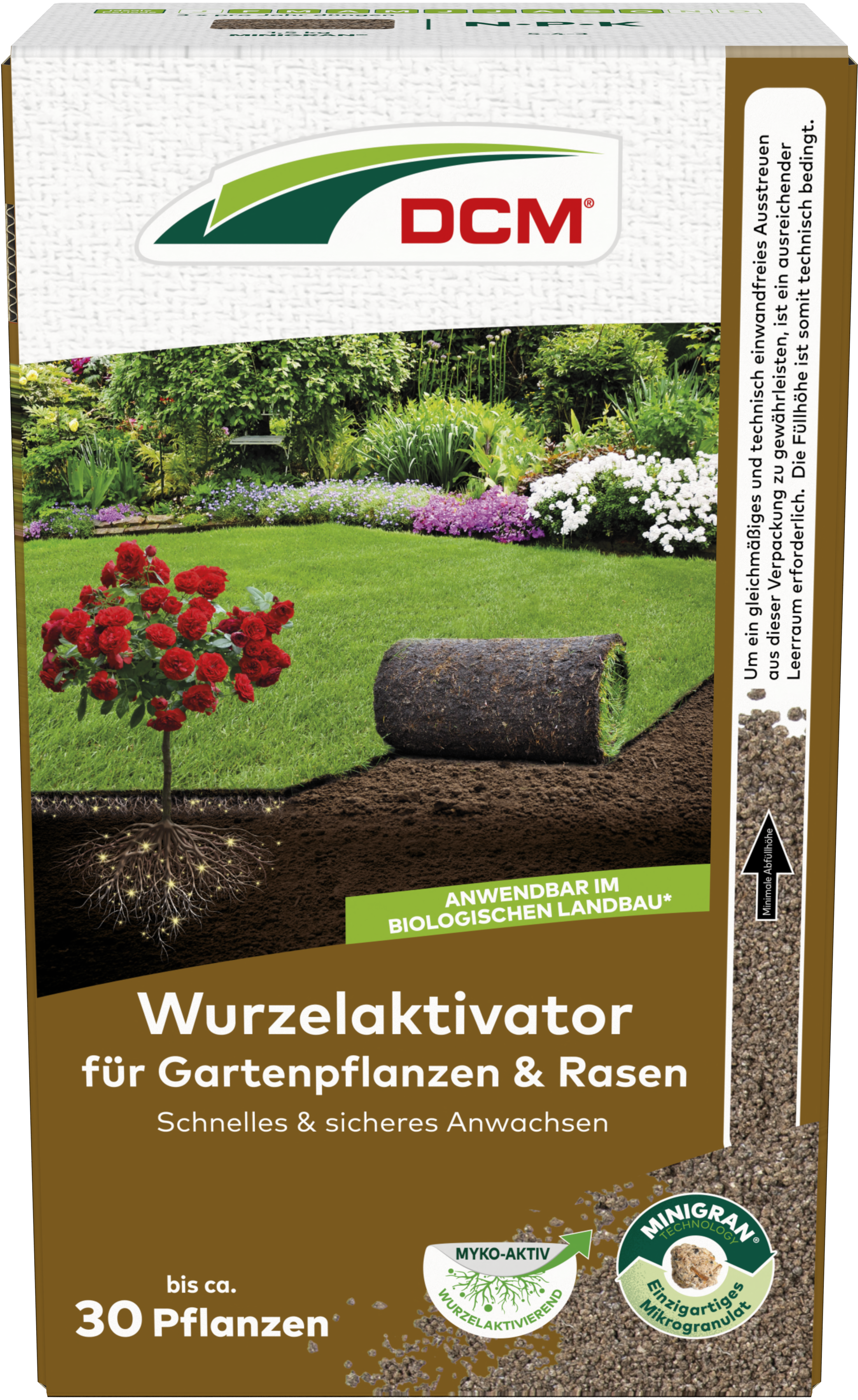 DCM Wurzelaktivator für Gartenpflanzen & Rasen