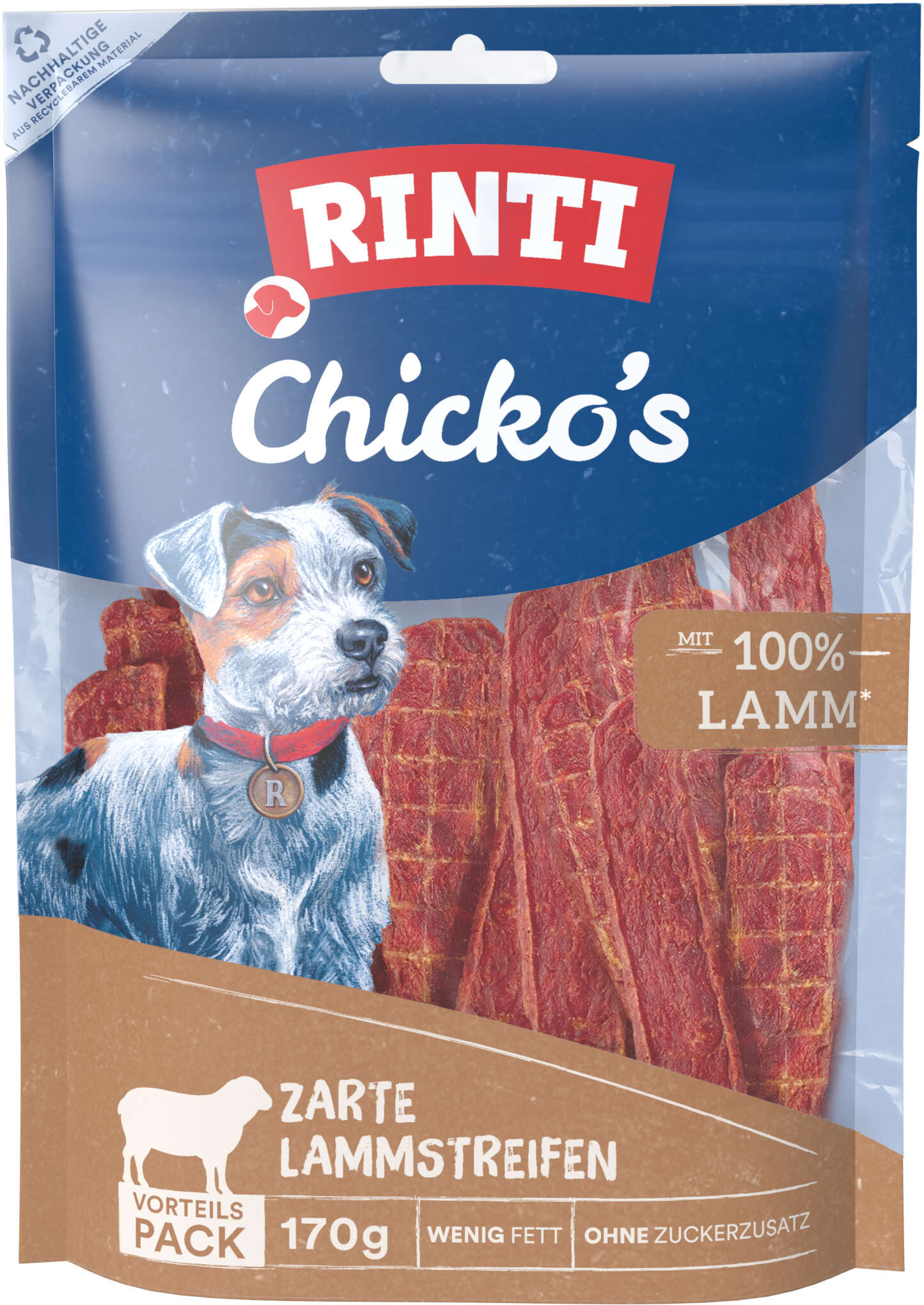 RINTI Hundeleckerlis Chicko Lamm