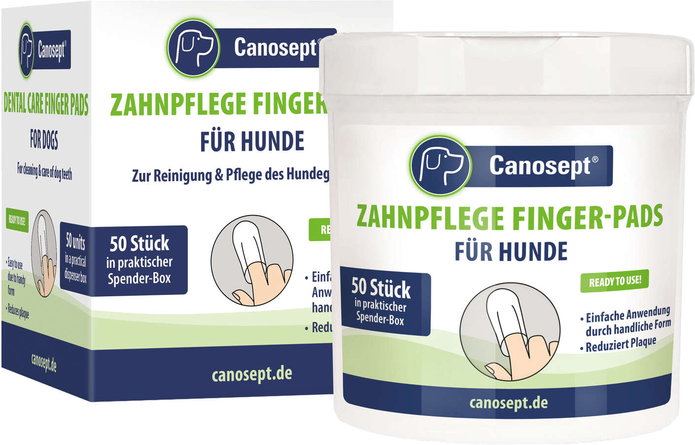 Canosept Zahnpflege Finger-Pads für Hunde