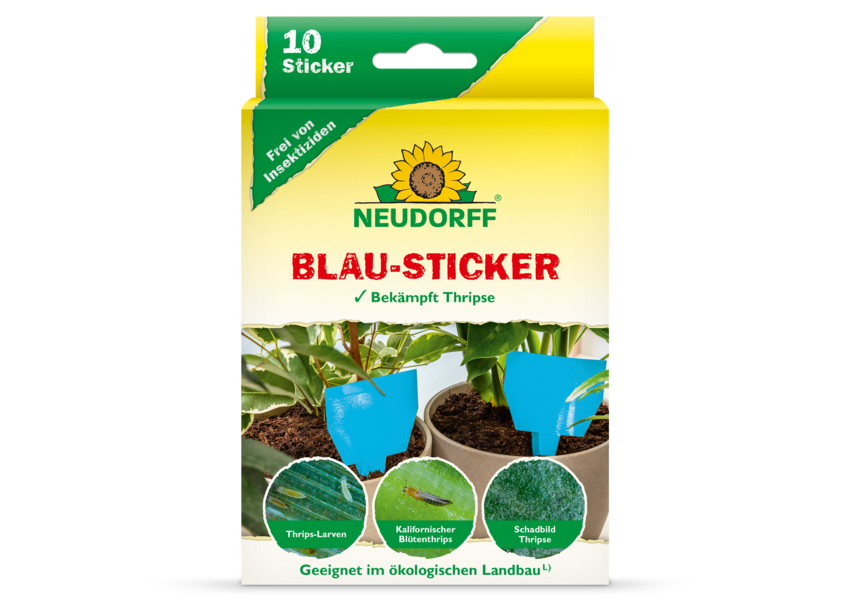 NEUDORFF Blau-Sticker