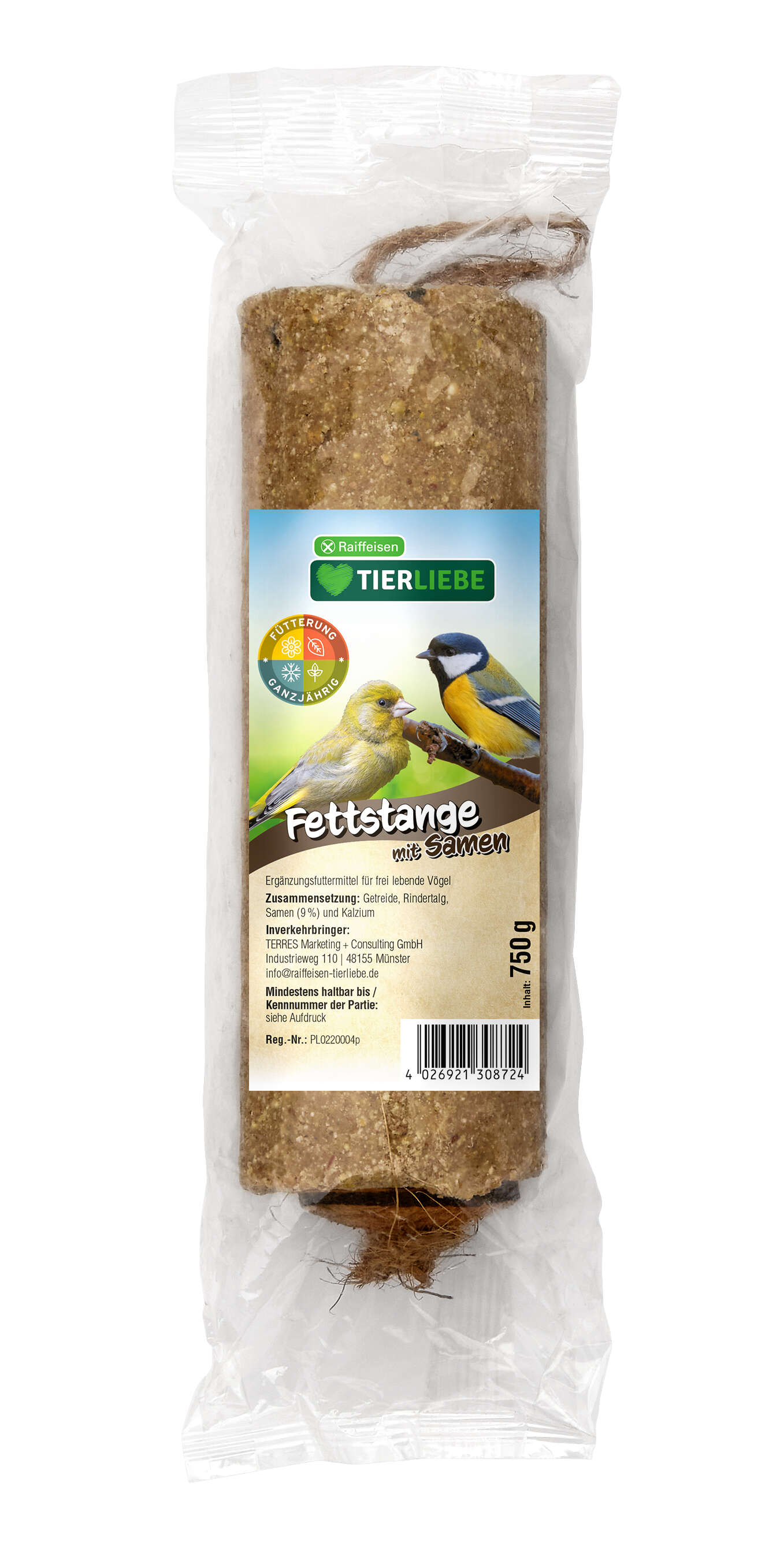 TIERLIEBE Fettstange mit Samen | raiffeisenmarkt.de