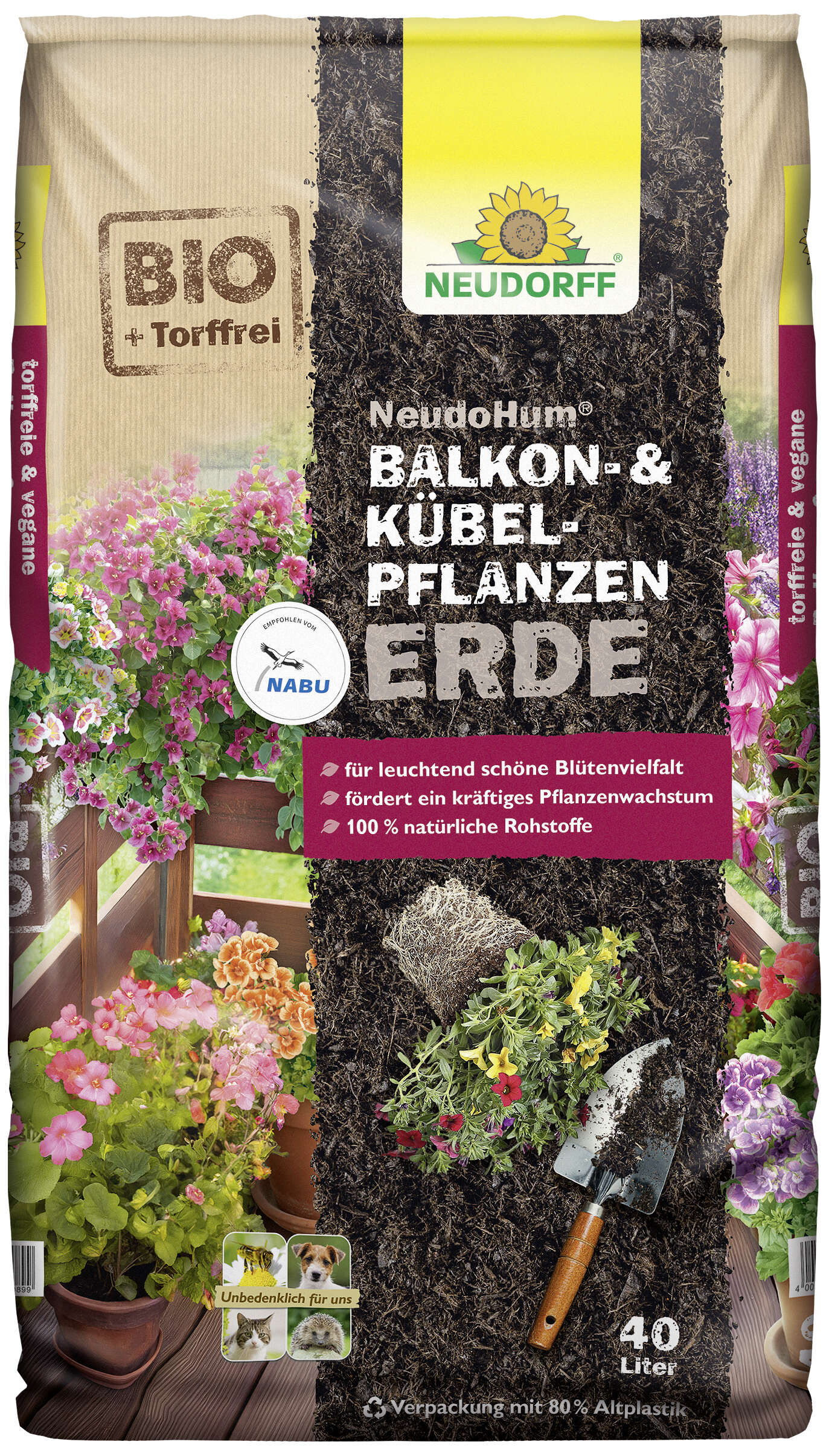 NEUDORFF NeudoHum Balkon- & KübelpflanzenErde