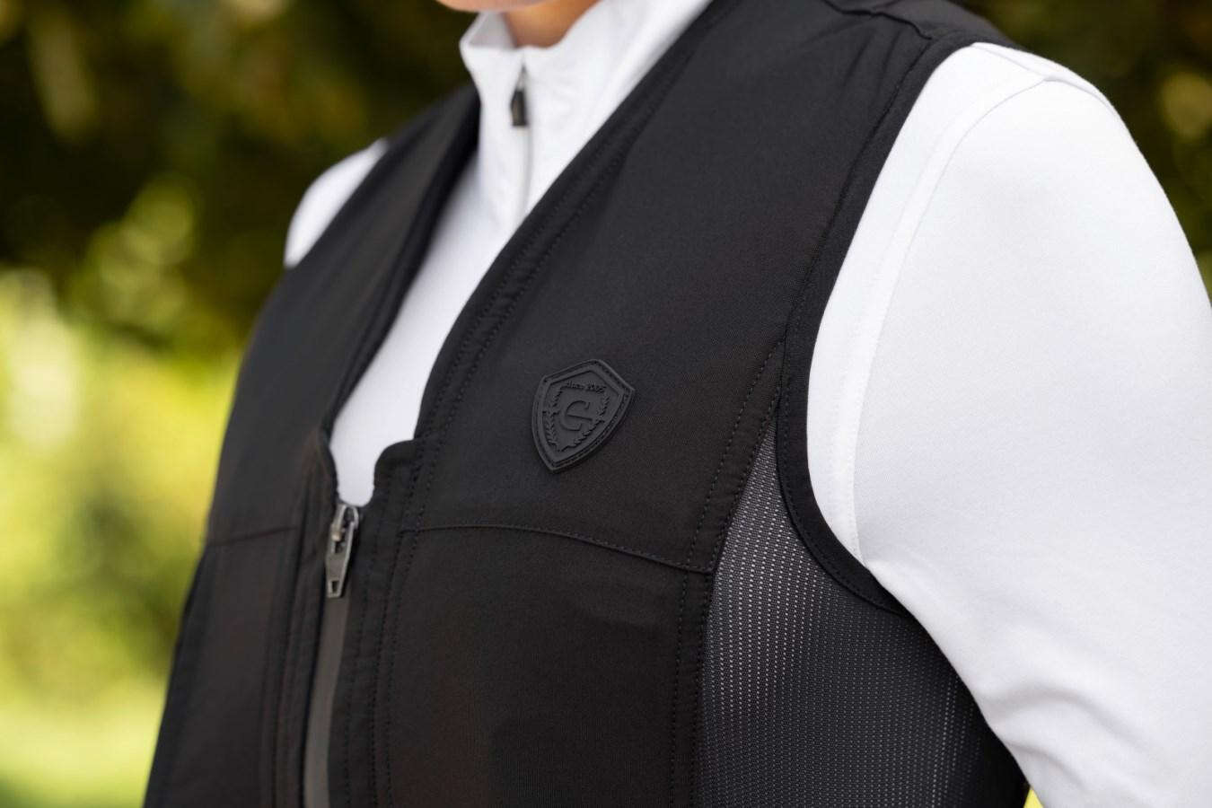 Covalliero Airbag-Weste Manege mit Kartusche