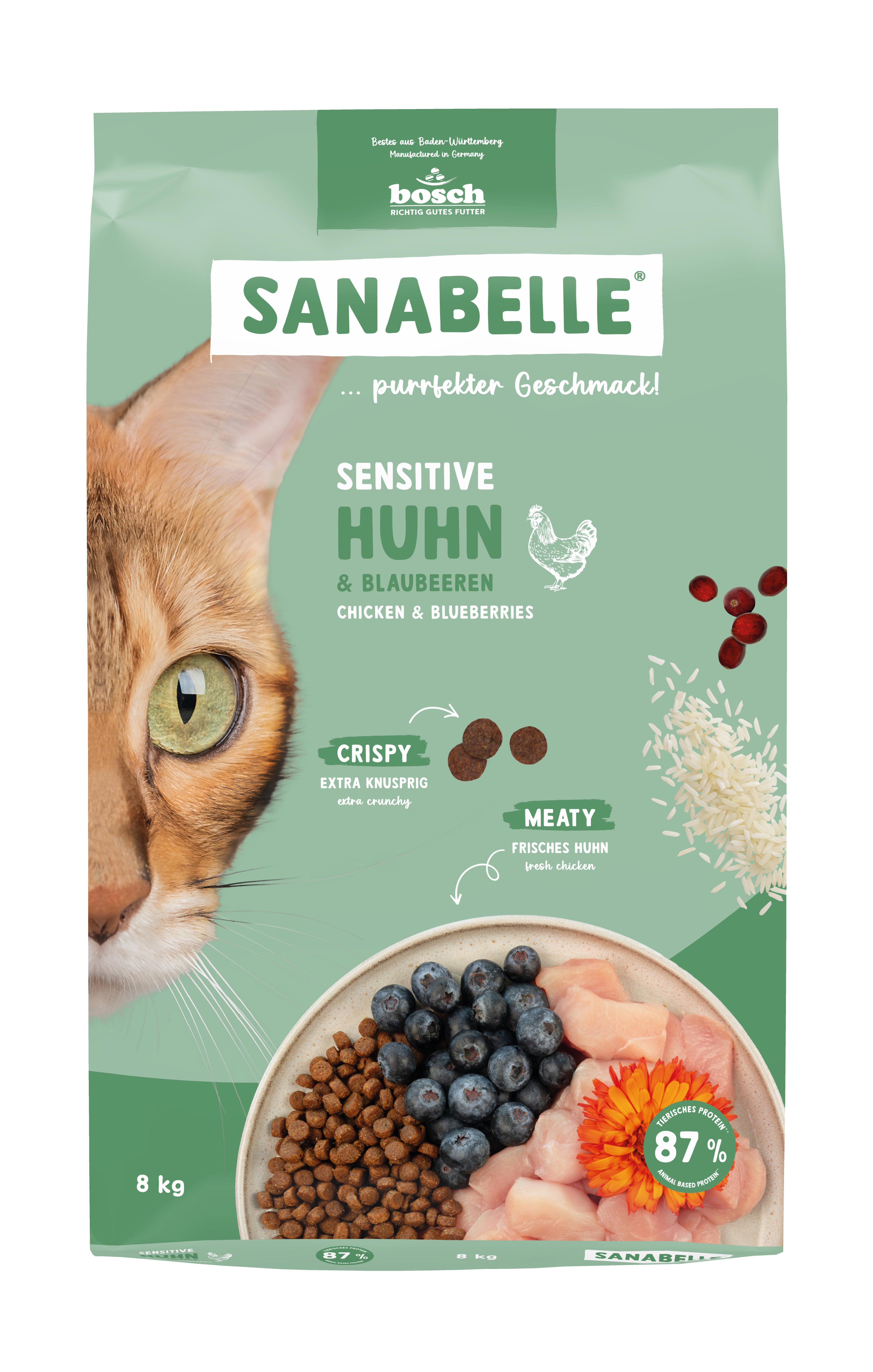 Sanabelle Katzen-Trockenfutter Sensitive Huhn