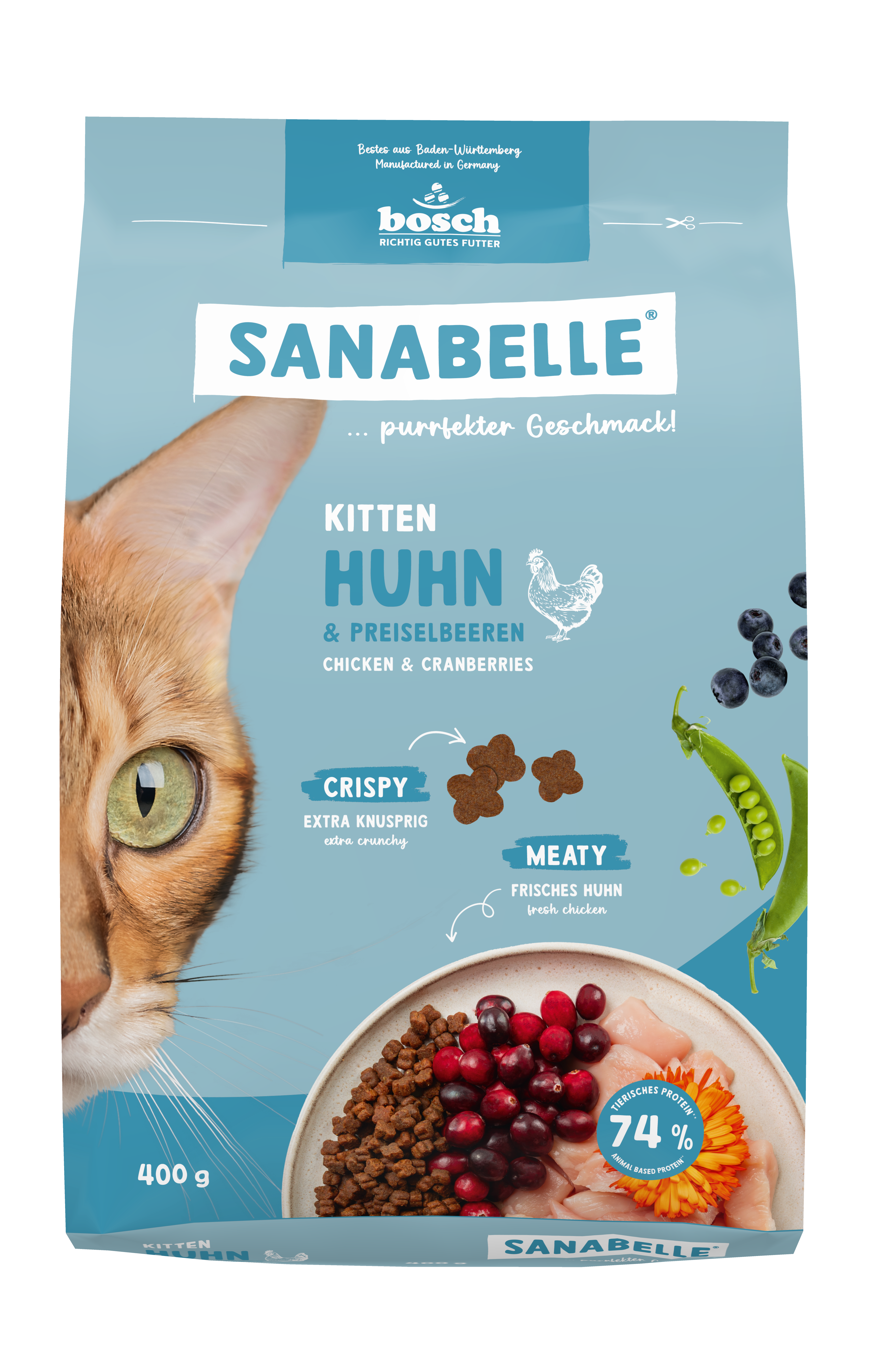 Sanabelle Katzen-Trockenfutter Kitten Huhn