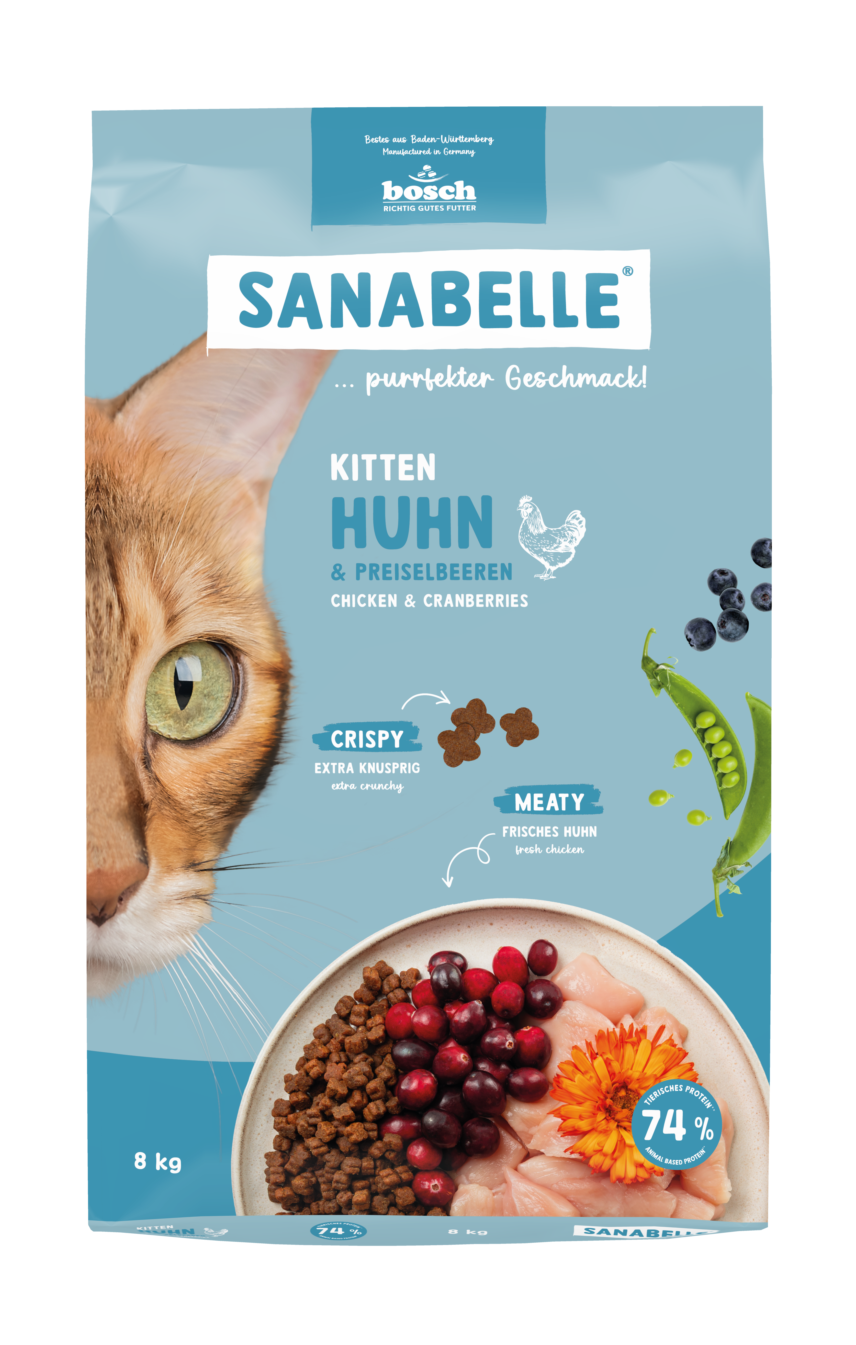 Sanabelle Katzen-Trockenfutter Kitten Huhn