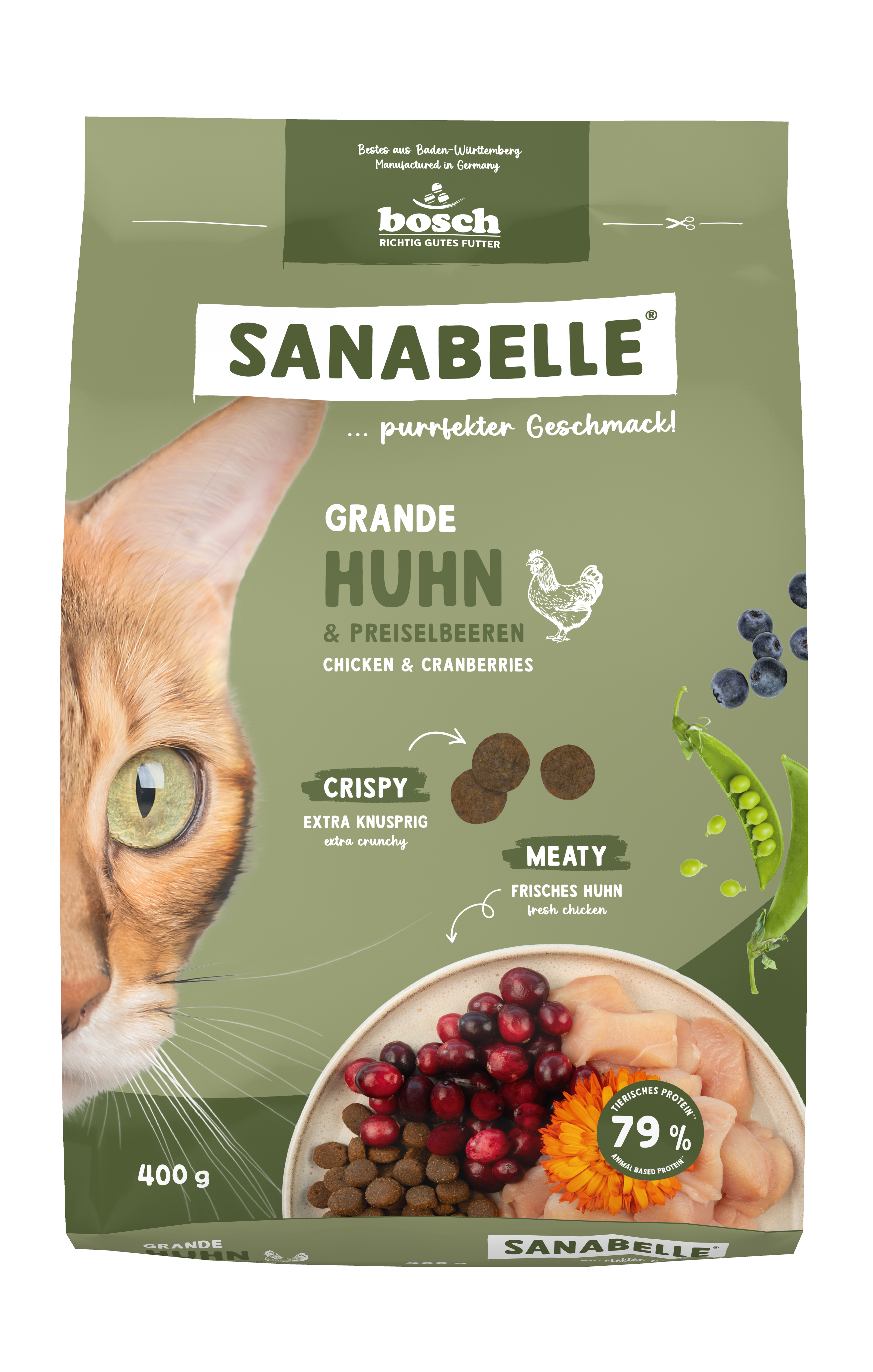 Sanabelle Katzen-Trockenfutter Grande Huhn