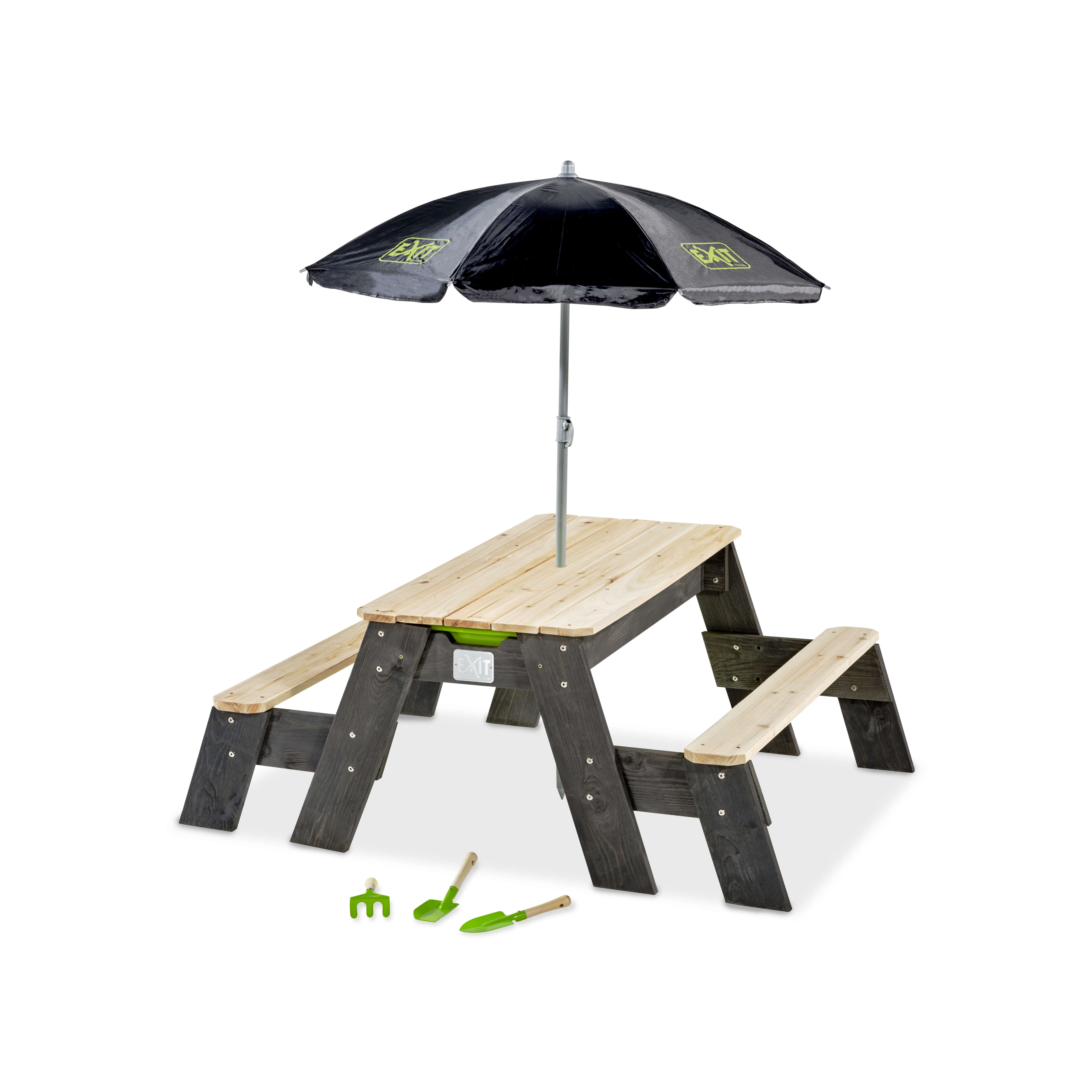EXIT TOYS Aksent Sand,- Wasser- und Picknicktisch