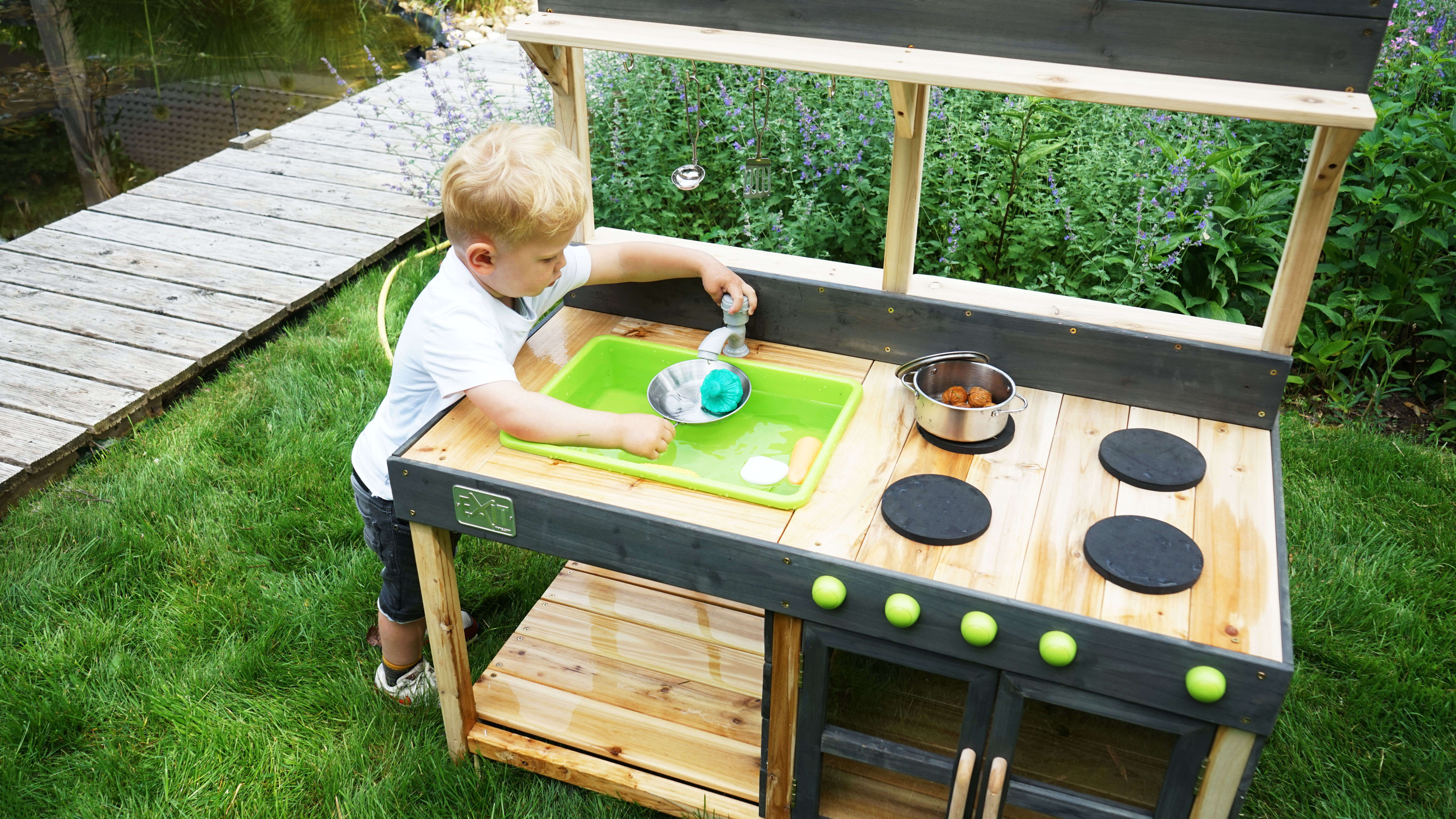 EXIT TOYS Outdoor-Spielküche Yummy 200 aus Holz