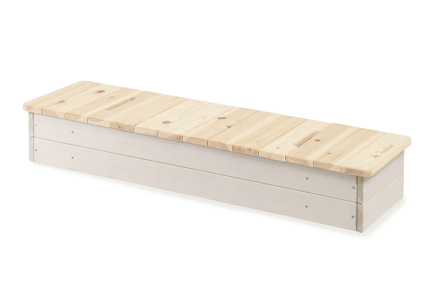 Pinolino Holz Sandkasten Hedda mit Abdeckungen