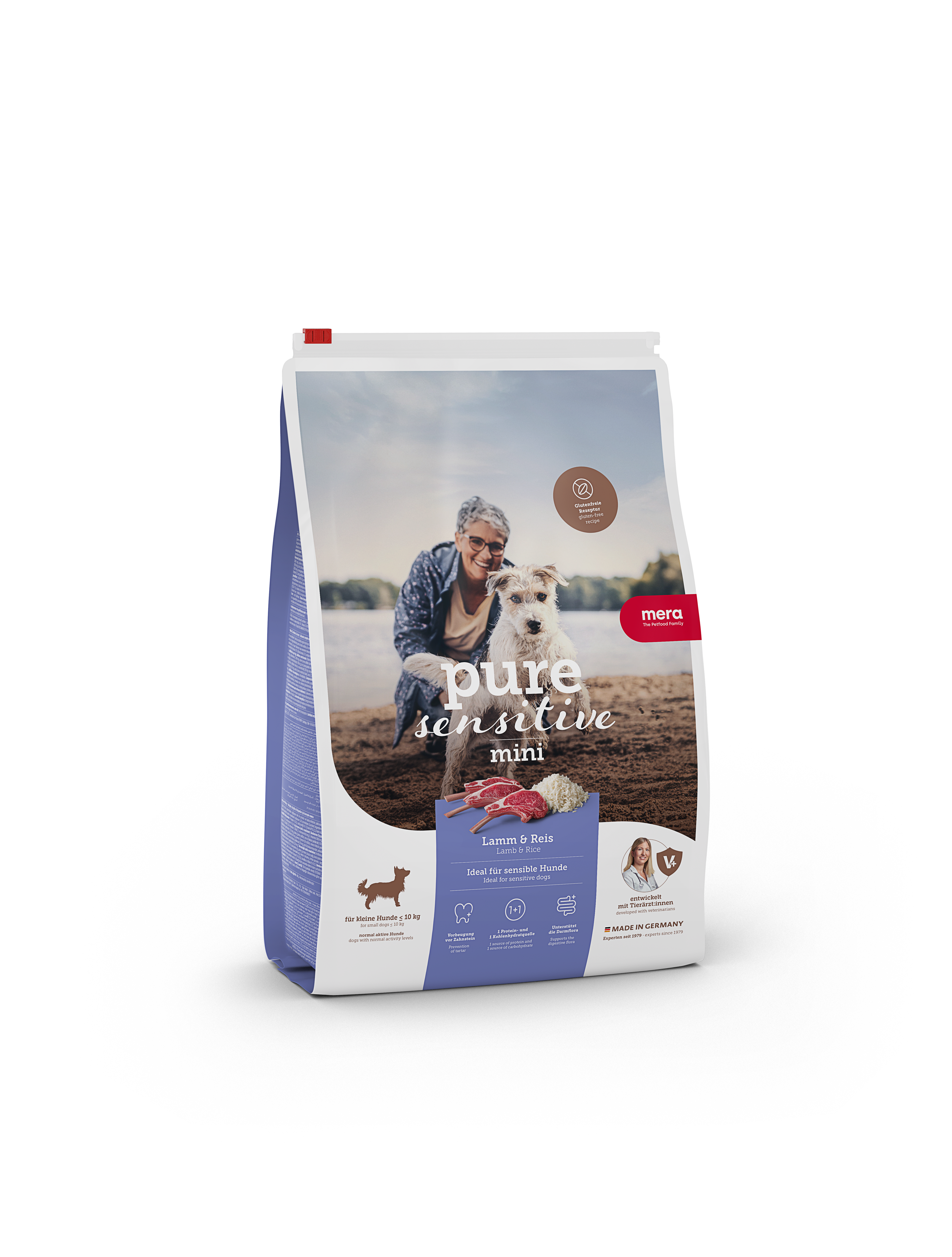 MERA Hunde-Trockenfutter Pure Sensitive MINI Lamm+Reis