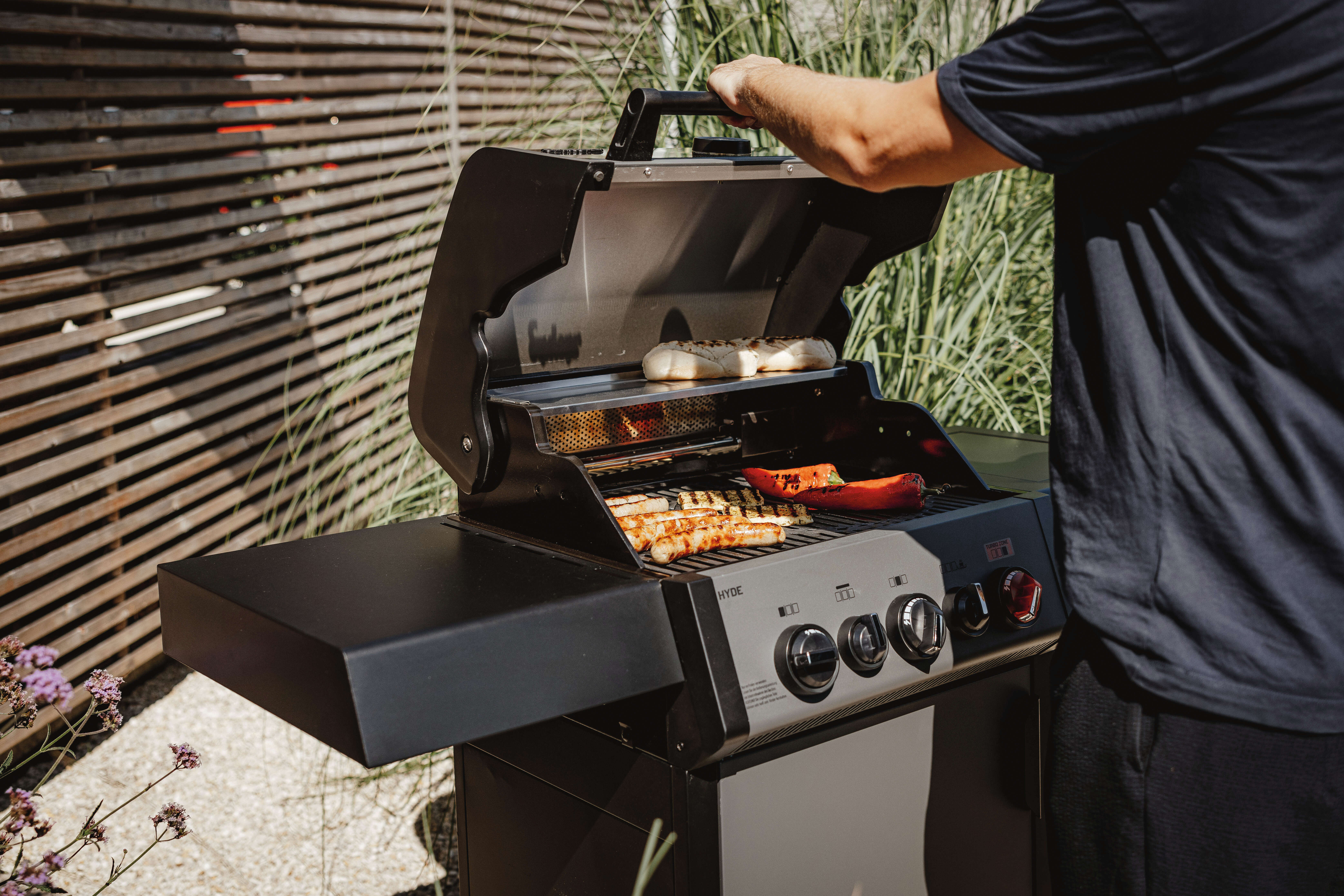 Enders Gasgrill Hyde 3 SIKR Turbo inkl. Wetterschutzhülle