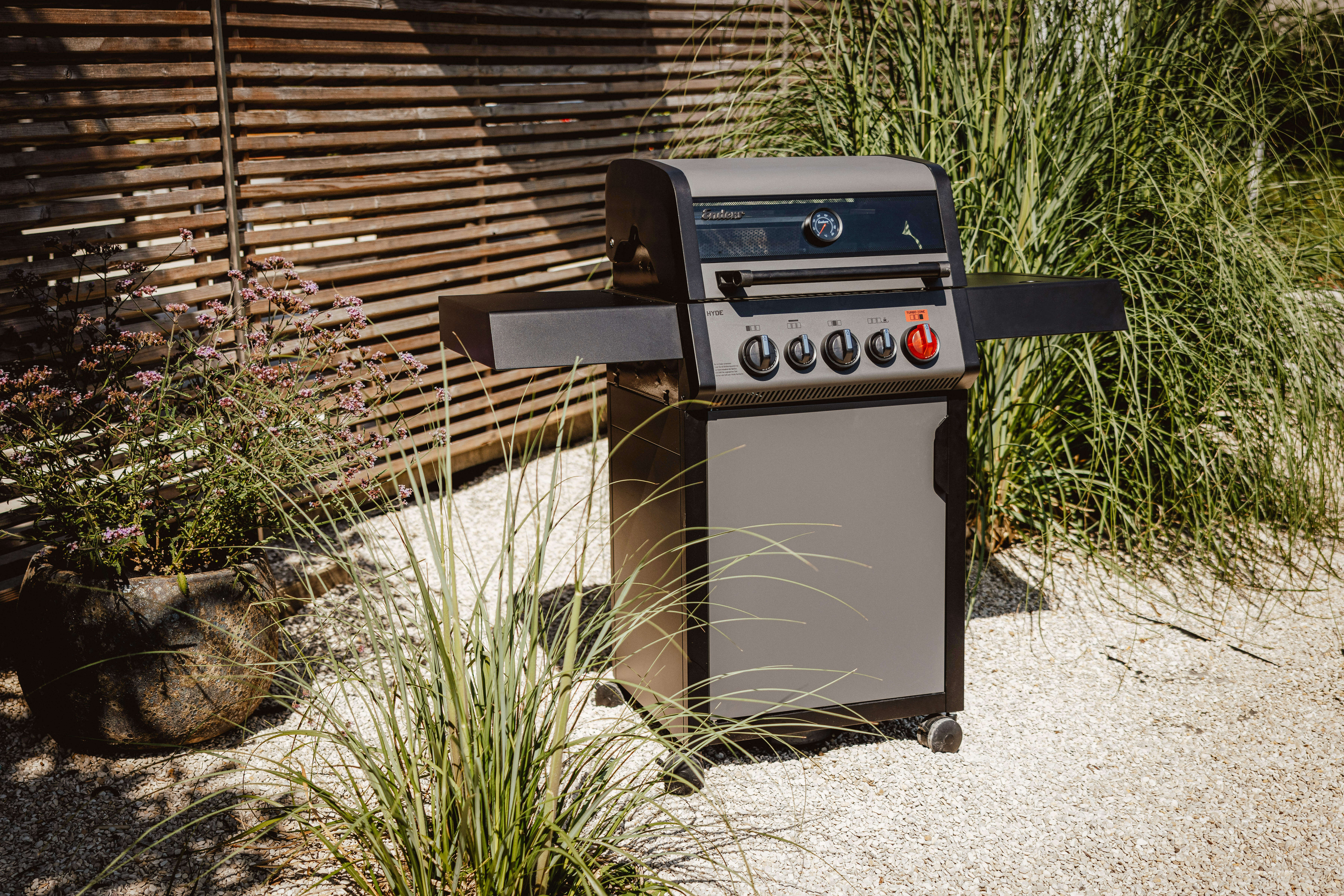 Enders Gasgrill Hyde 3 SIKR Turbo inkl. Wetterschutzhülle