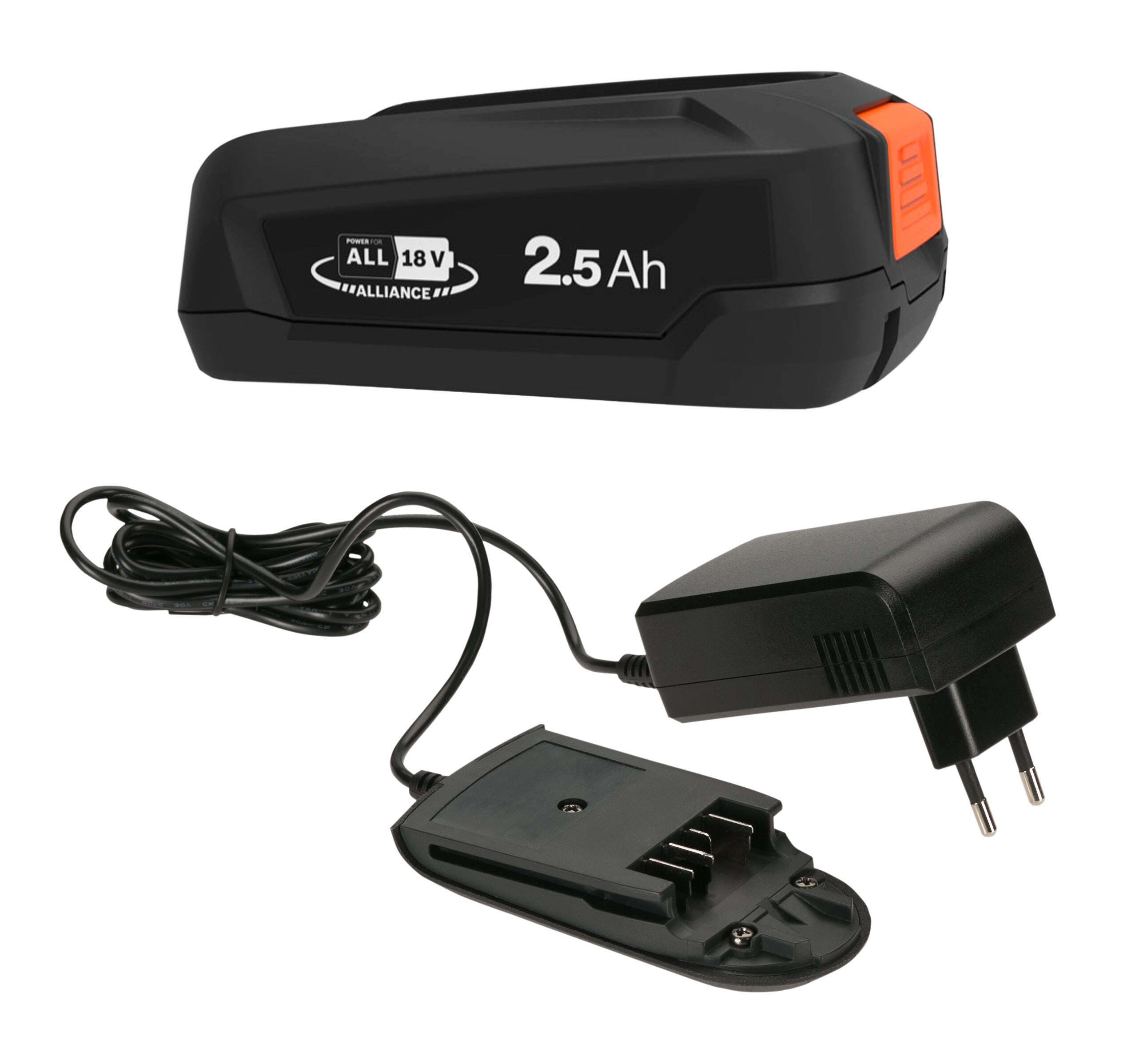 GARDENA Starter-Kit P4A mit 18V System-Akku PBA 18V/45 (2,5 Ah) und Schnell-Ladegerät AL 18V-20