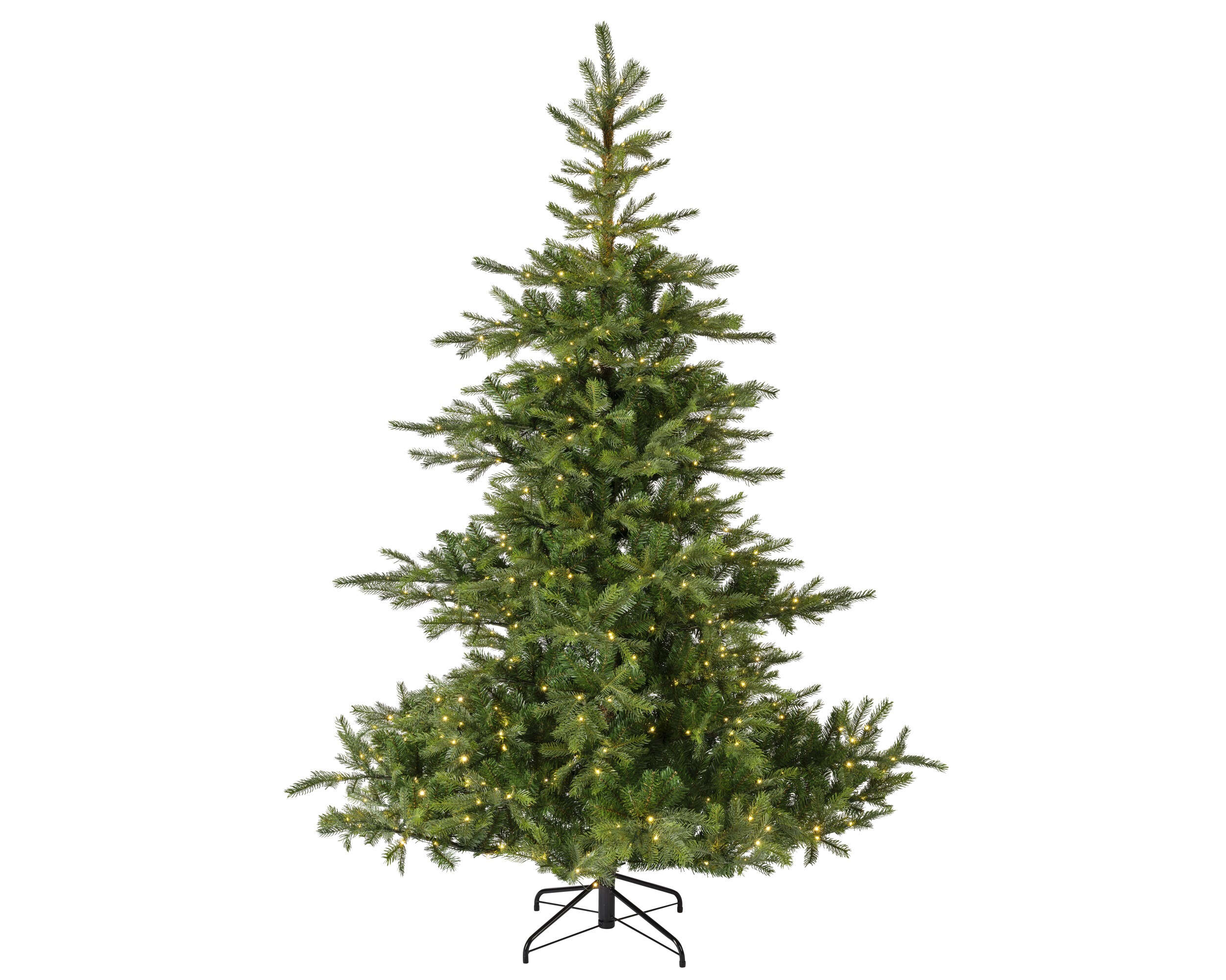 EVERLANDS Künstlicher Weihnachtsbaum Grandis Tanne mit Micro LED
