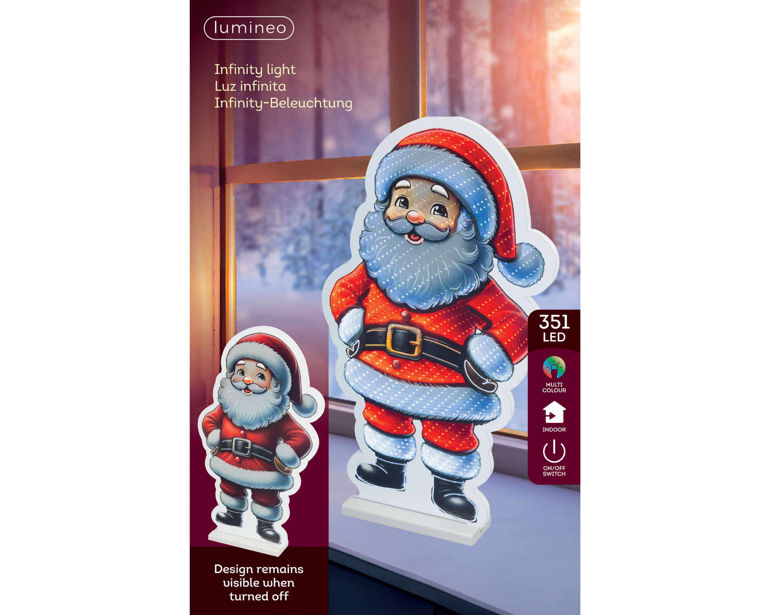 LUMINEO LED Infinity Santa