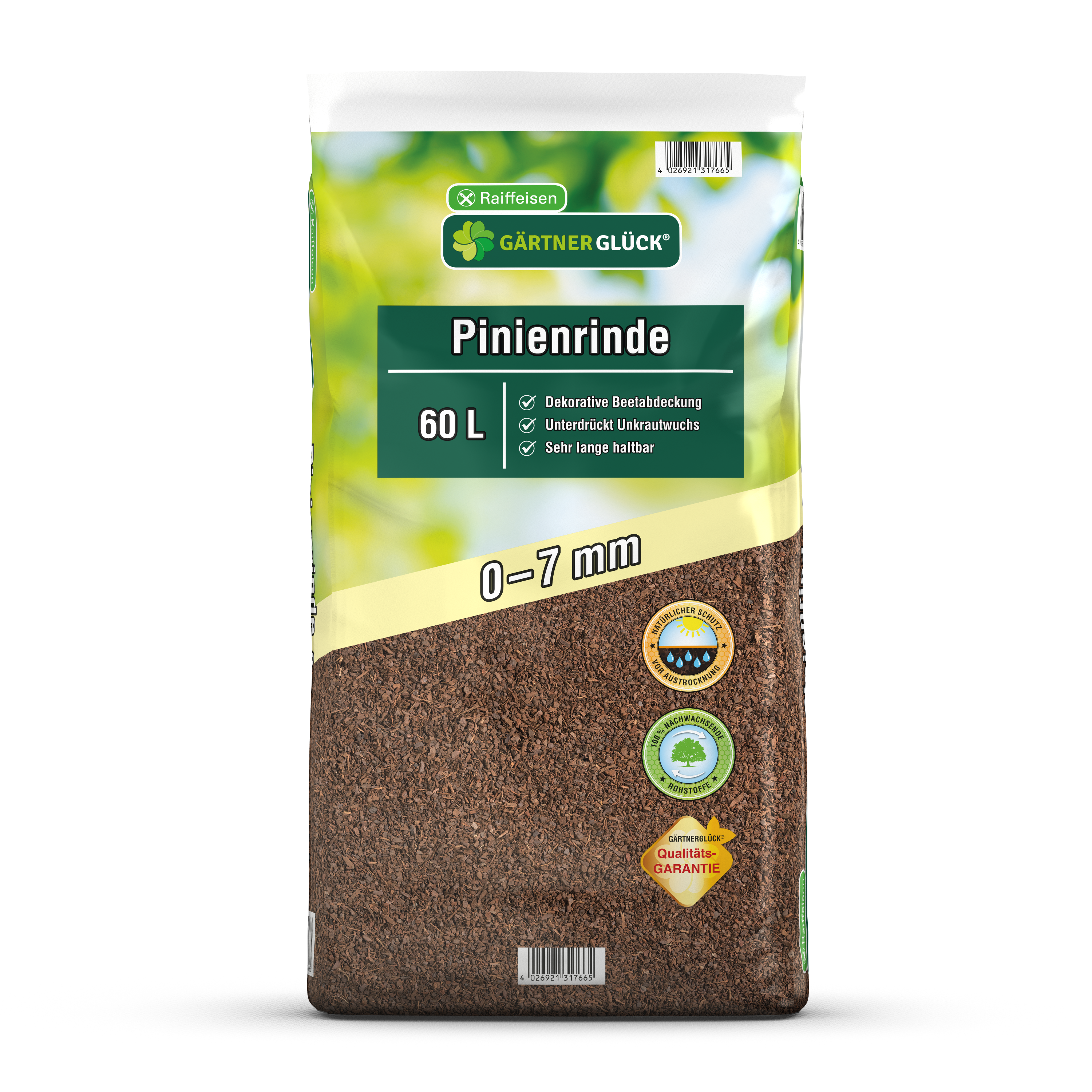 GÄRTNERGLÜCK Pinienrinde 0-7mm