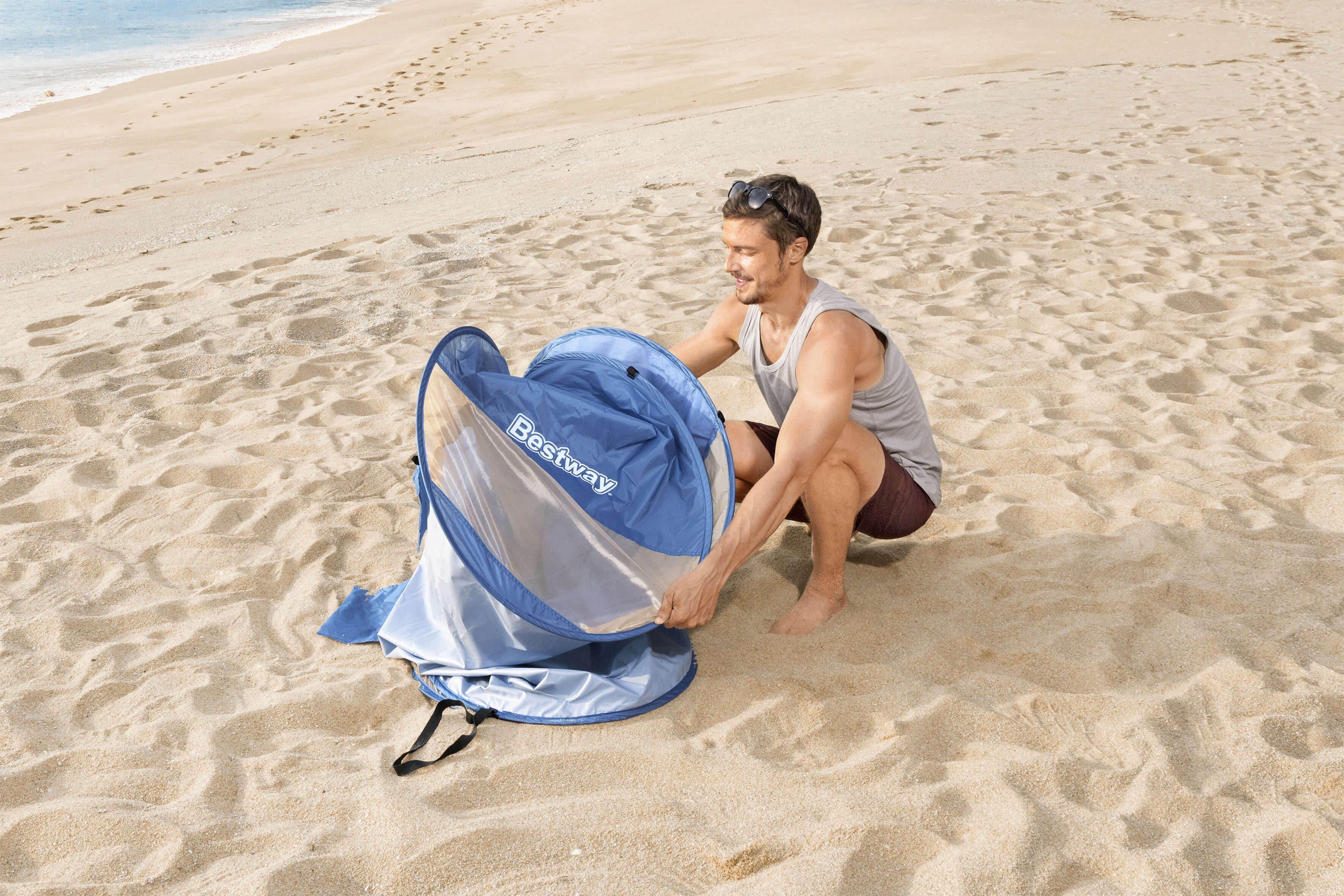 Bestway Pop-Up Strandmuschel Beach Quick 2