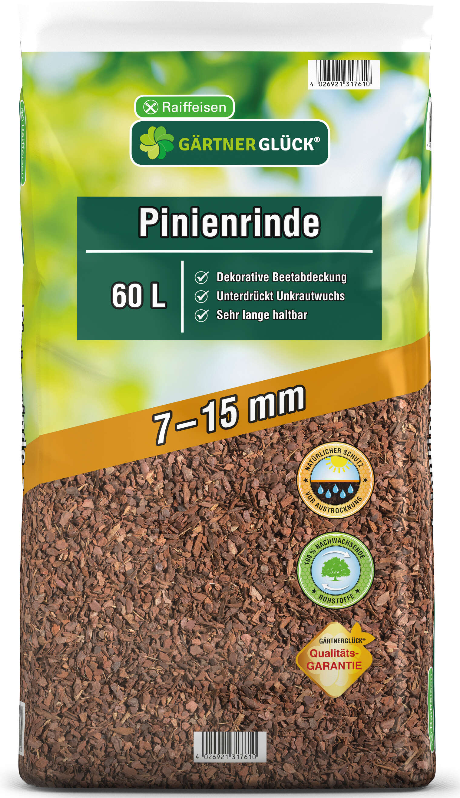 GÄRTNERGLÜCK Pinienrinde 7-15 mm