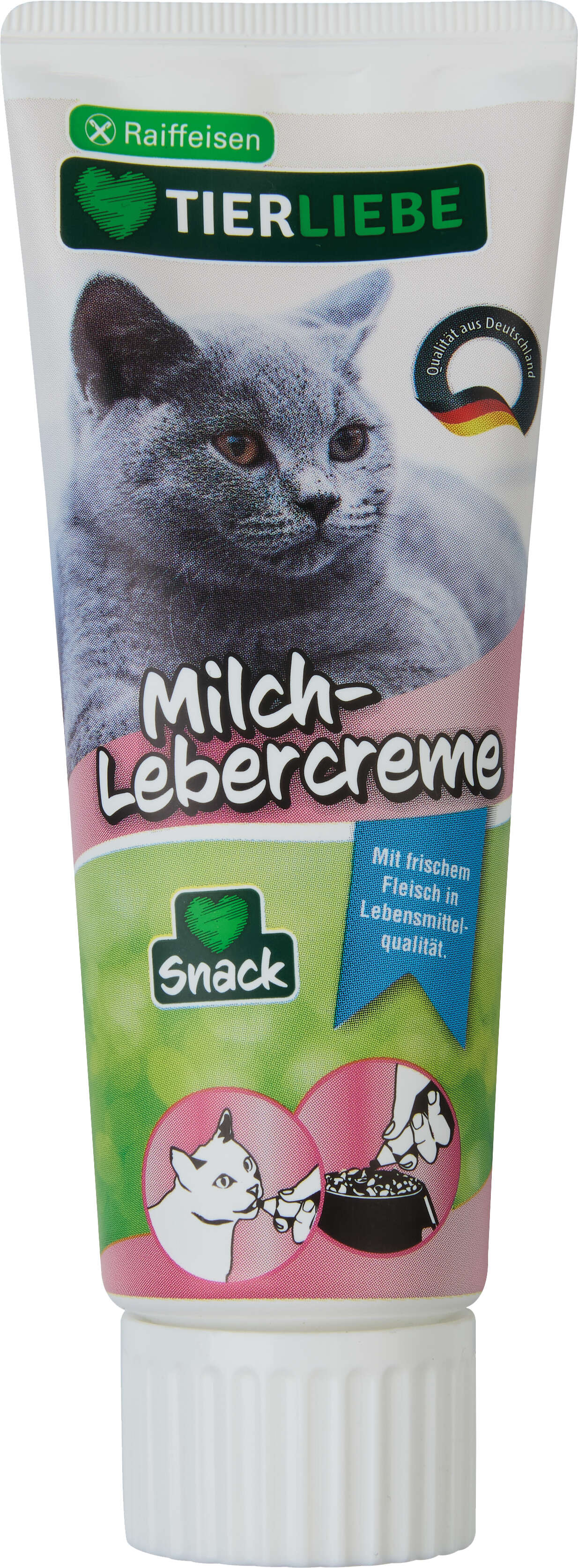 TIERLIEBE Milch-Lebercreme für Katzen