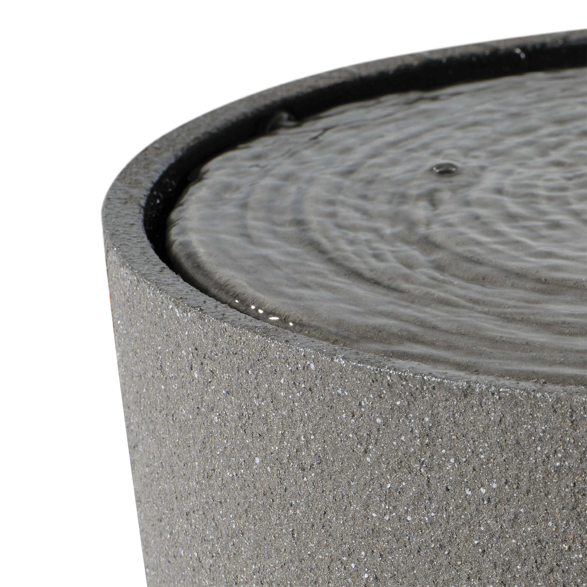 LUMINEO Springbrunnen Outdoor Steinoptik