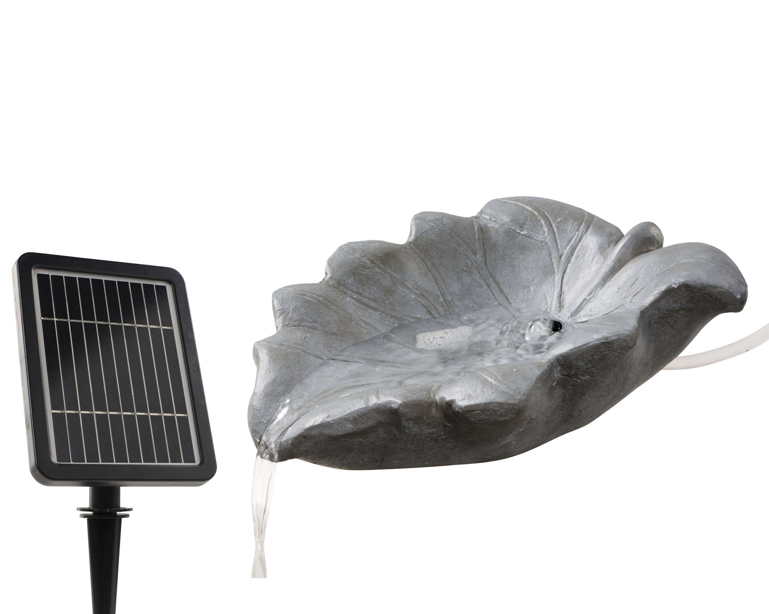 LUMINEO Solar-Springbrunnen Gartenteich
