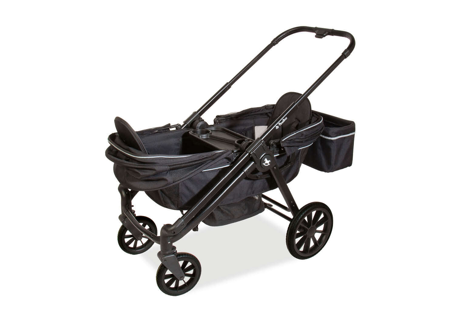Pinolino Klappbarer 2-in-1 Kinder- und Bollerwagen Cubi