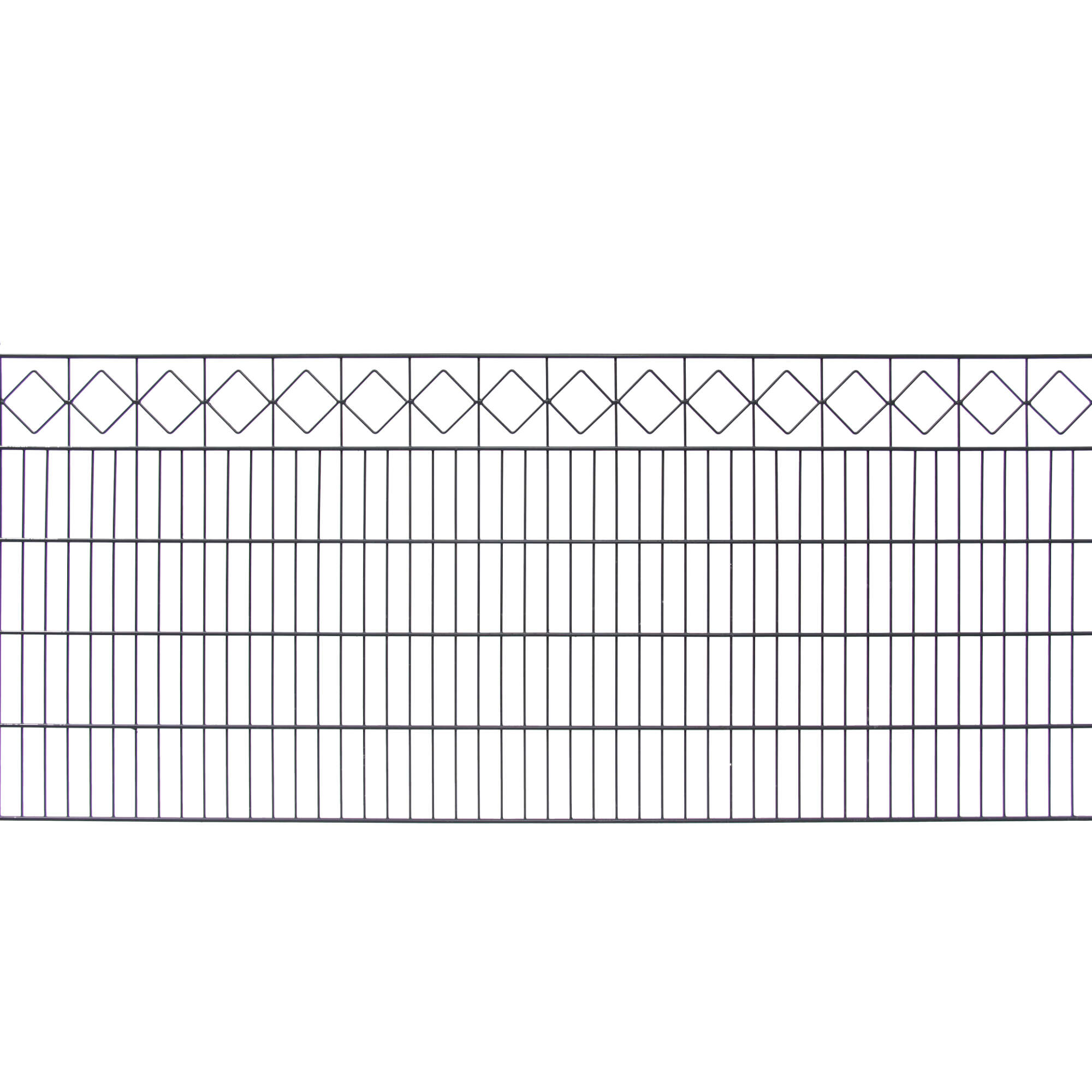 Doppelstabmattenzaun Karo 6/5/6 mm